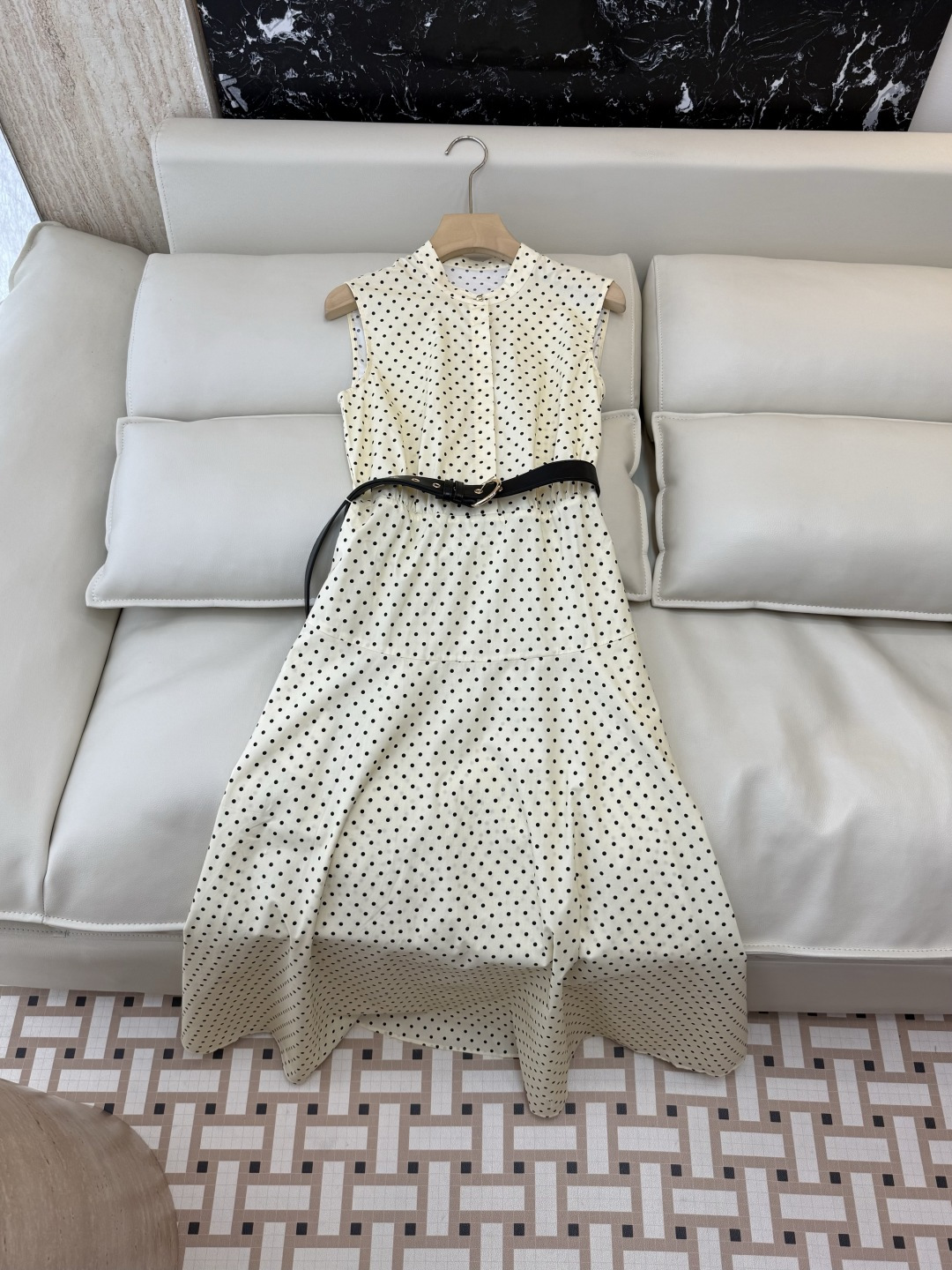 NO:858968,BS1225# new dress Max polka dot print beige slimming dress 36-42, Maxmara-clothing,skirts,19860909BS1225#新款连衣裙 Max 圆点印花 米色修身 显瘦连衣裙 36-42,麦丝玛拉-服装,skirts,,Women's clothing