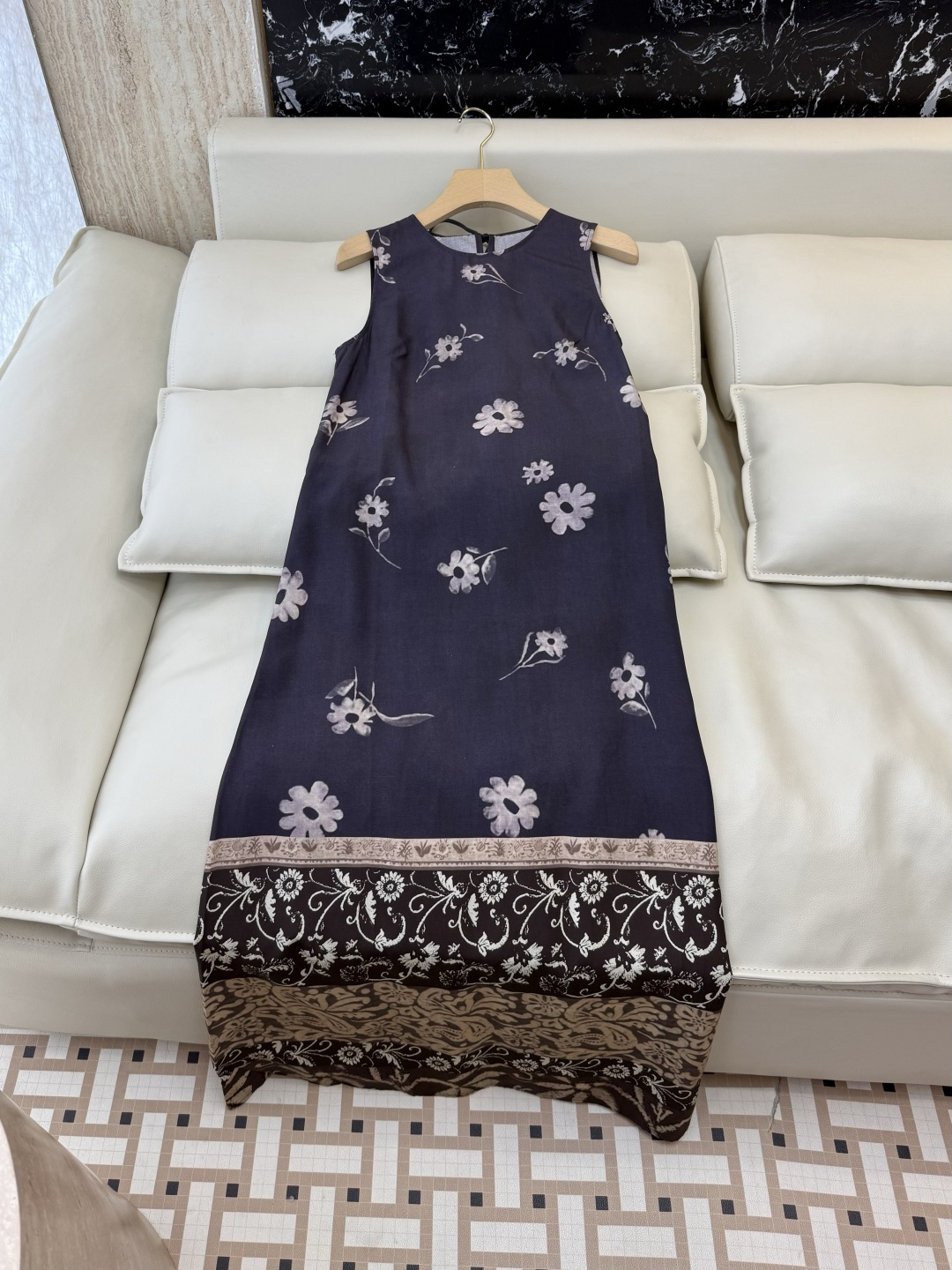 NO:858908,BS1203# New Dress Ancient Charm Orchid Positioning Printed Slim Dress S-XL, Women's Clothing, Skirts,19860909BS1203#新款连衣裙 古韵幽兰 定位 印花显瘦连衣裙 S-XL,女装,skirts,,Women's clothing