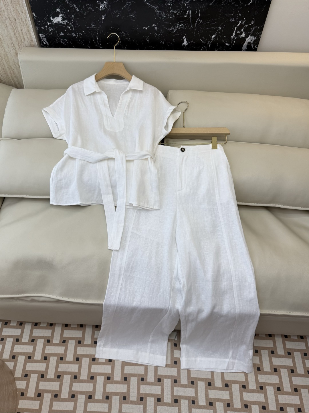 NO:861741,YJJ82632+82640# The highest version on the new market. The girl will inspect the goods, trim the three marks on the threads, and ship the goods. You can send pictures and take videos. If you want quality or service, please add me on WeChat. We do not accept urgent orders. Suit factory, linen short-sleeved top and trousers suit, white SMLXL, women's clothing, T-shirt,19860909YJJ82632+82640#新市面最高版本小妹验货、修剪线头上三标、发货可发图及拍视频,要品质要服务的加我微信,不接急单.款套装工厂 亚麻 短袖上衣长裤套装 白色 SMLXL,女装,T-shirt,,Women's clothing