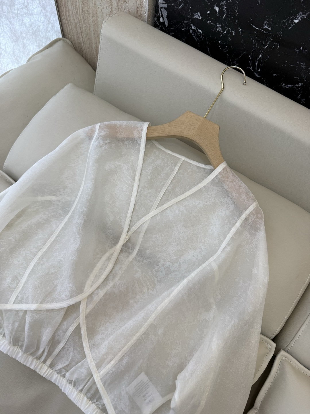 YJJ82652#新款外套⚠️工厂特批‼️73% 人丝 长袖开衫 防晒上衣外套 三色 SMLXL
