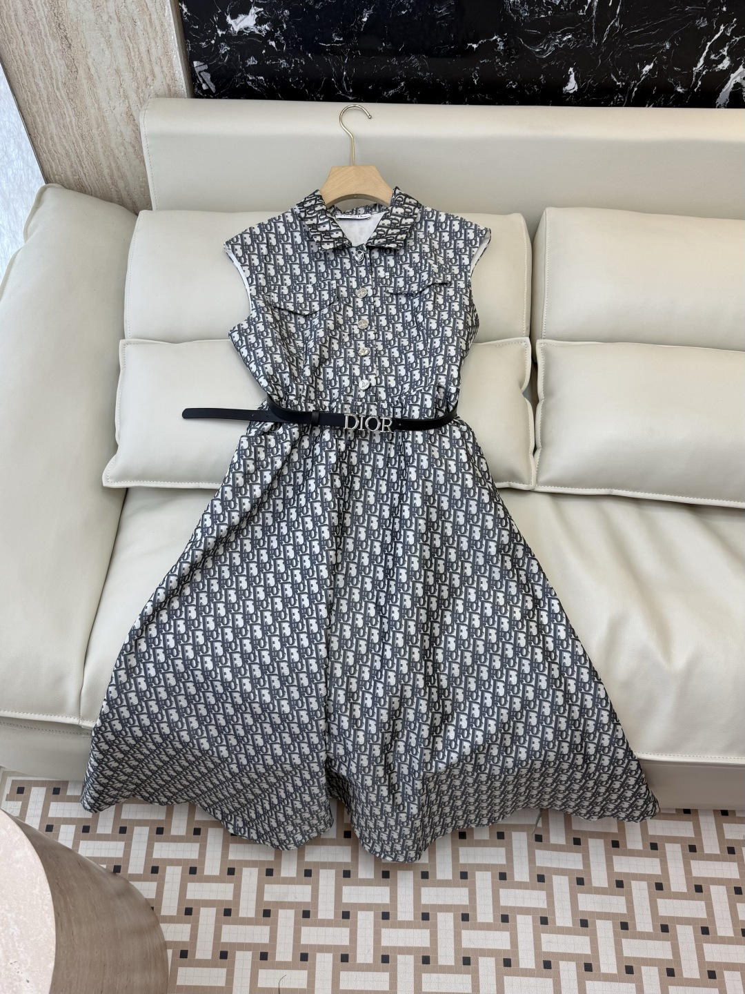 NO:867462,AQ014#New dress factory P Dior jacquard letters short-sleeved slim dress dark blue light gray SML, Dior-clothing, dior, dior, skirts, T-shirt,19860909AQ014#新款连衣裙工厂P Dior 提花字母 短袖显瘦 连衣裙 深蓝色 浅灰色 SML,迪奥-服装,dior,dior,skirts,T-shirt,,Women's clothing