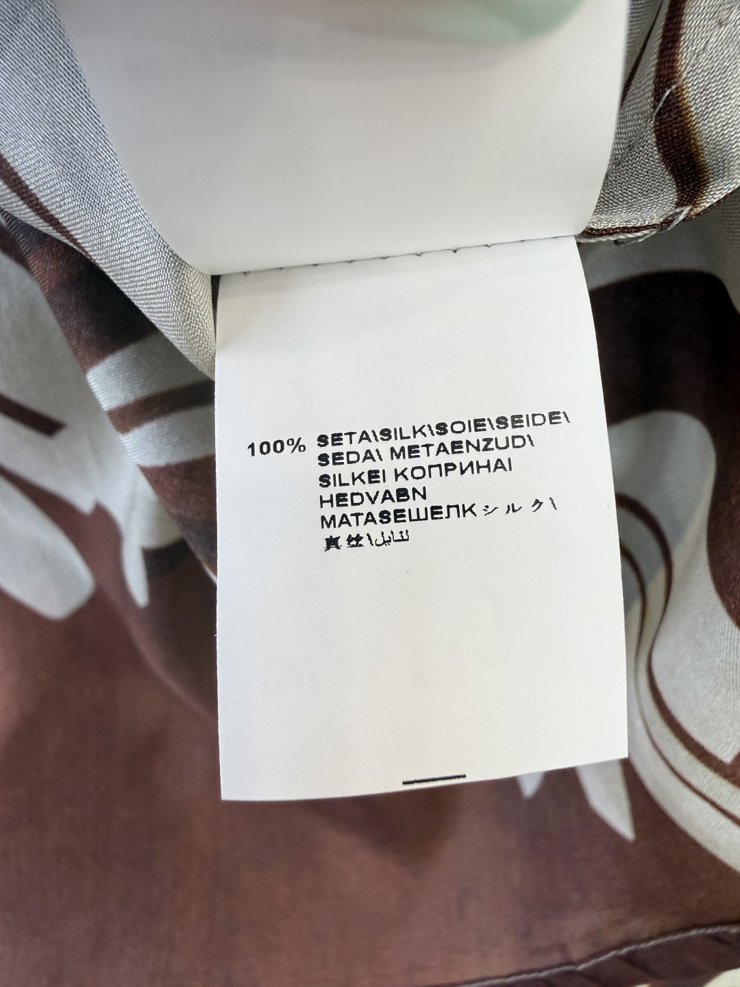 QD8099#新款上衣⚠️🌾BC 顶级版‼️100%真丝 印花 长袖衬衫上衣 两色 36/38/40/4