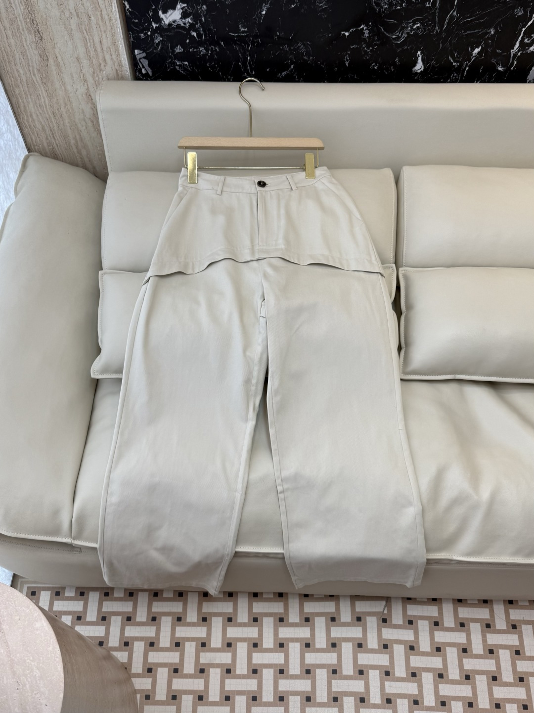 NO:866918,AW0100# New Jeans Factory P loewe fake two-piece jeans black beige ＳＭＬ, Loewe-clothing, loewe, loewe, jeans,19860909AW0100#新款牛仔裤工厂P loewe 假两件 牛仔裤 黑色 米色 ＳＭＬ,罗意威-服装,loewe,loewe,jeans,,Women's clothing
