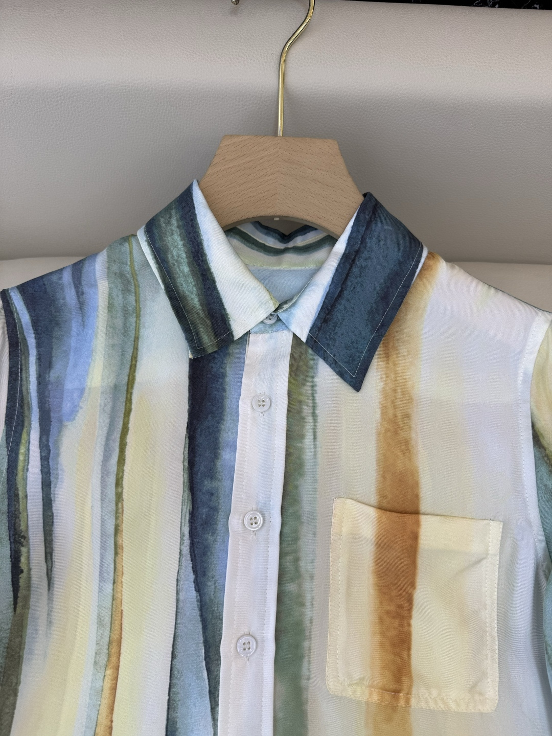 QD8151#新款连衣裙⚠️🌾LP 顶级版‼️100% 真丝印花 度假风 长袖连衣裙 36/38/40/