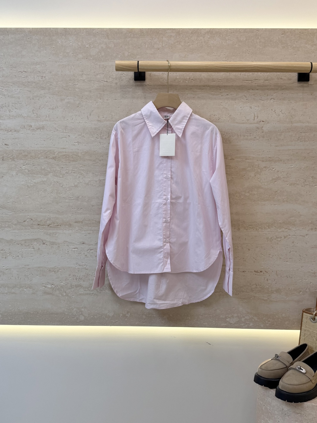 NO:888946,FW021#New Top Factory P TOTEME Long-sleeved cotton shirt Long-sleeved top Pink 36/38/40, women's clothing, shirts,19860909FW021#新款上衣工厂P TOTEME 长袖棉衬衫 长袖上衣 粉色 36/38/40,女装,shirts,,Women's clothing