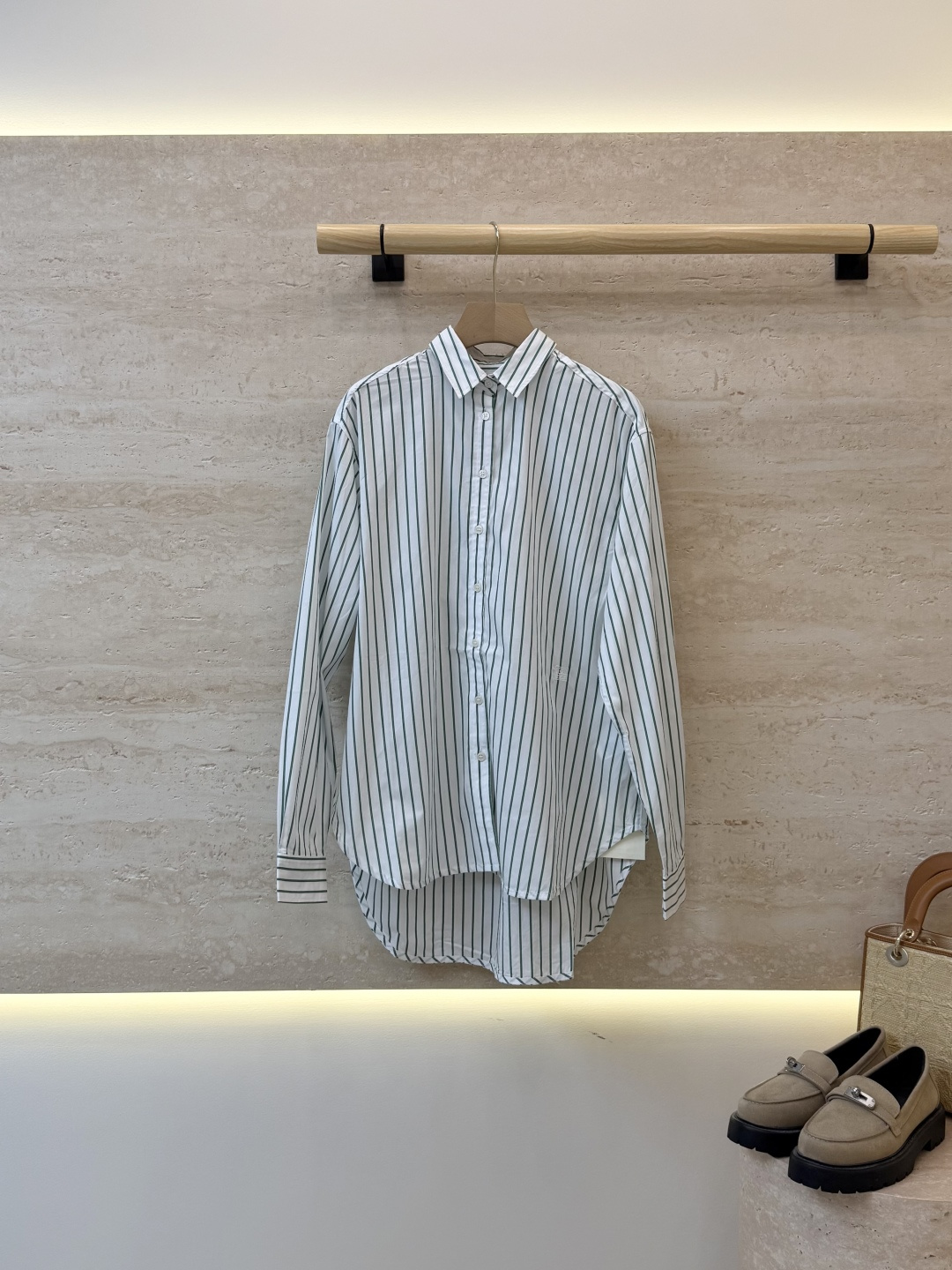 NO:892771,FW024# New Top Factory P TOTEME Minimalist Style Striped Print Long Sleeve Shirt Top 34/36/38, women's clothing, shirts,19860909FW024#新款上衣工厂P TOTEME 极简风 条纹印花长袖衬衫 上衣 34/36/38,女装,shirts,,Women's clothing