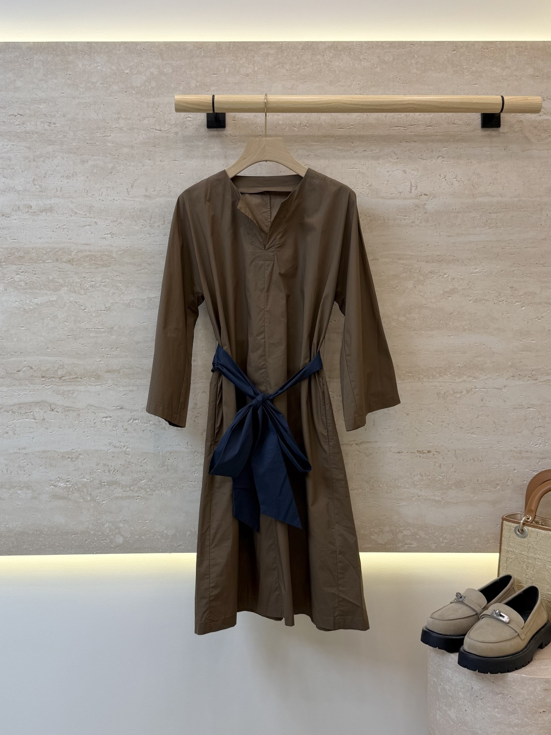 NO:889005,FW011# new dress Max Mara cotton print with belt contrasting color design slim dress two colors 36/38/40, Max Mara-clothing, skirts,19860909FW011#新款连衣裙 Max mara 棉印花 配腰带 撞色款设计 修身连衣裙 两色 36/38/40,麦丝玛拉-服装,skirts,,Women's clothing
