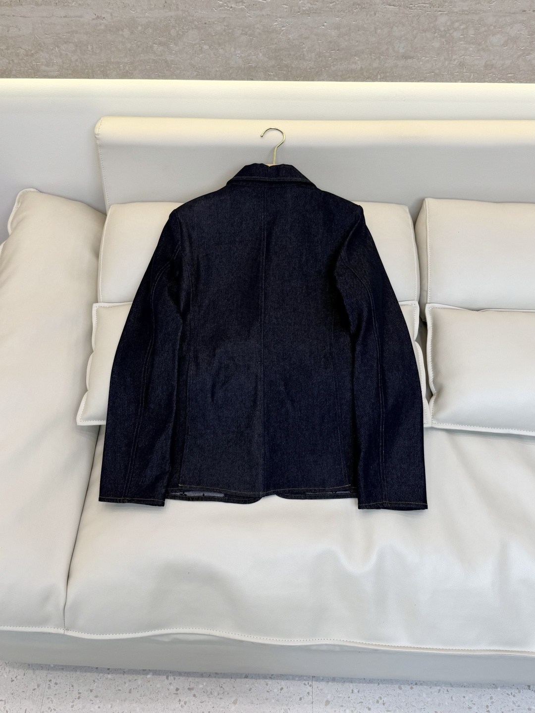 XZ0181#新款外套🌾L V 字母提花面料 牛仔棉 西装外套 S-XL