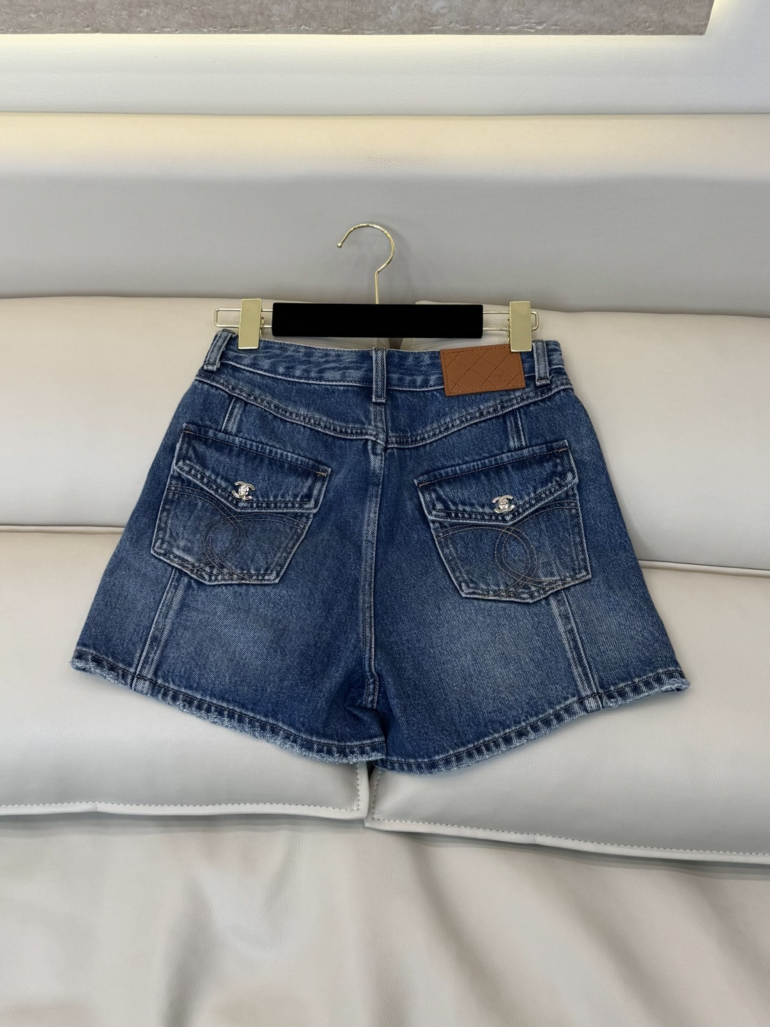 AW0118#新款牛仔裤⚠️工厂特批‼️Chanel 牛仔裤短裤 26/27/28/29/30