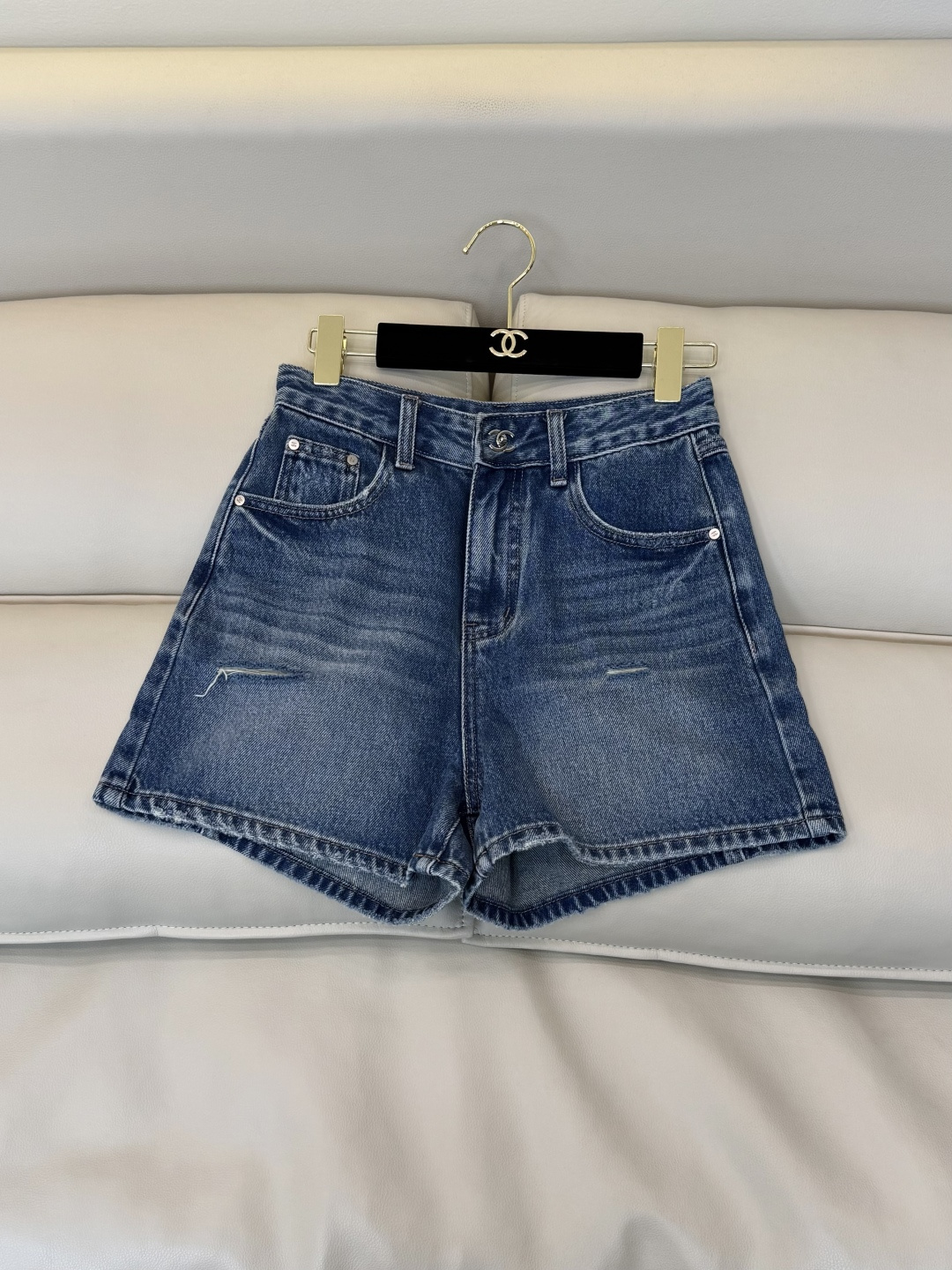 AW0118#新款牛仔裤⚠️工厂特批‼️Chanel 牛仔裤短裤 26/27/28/29/30