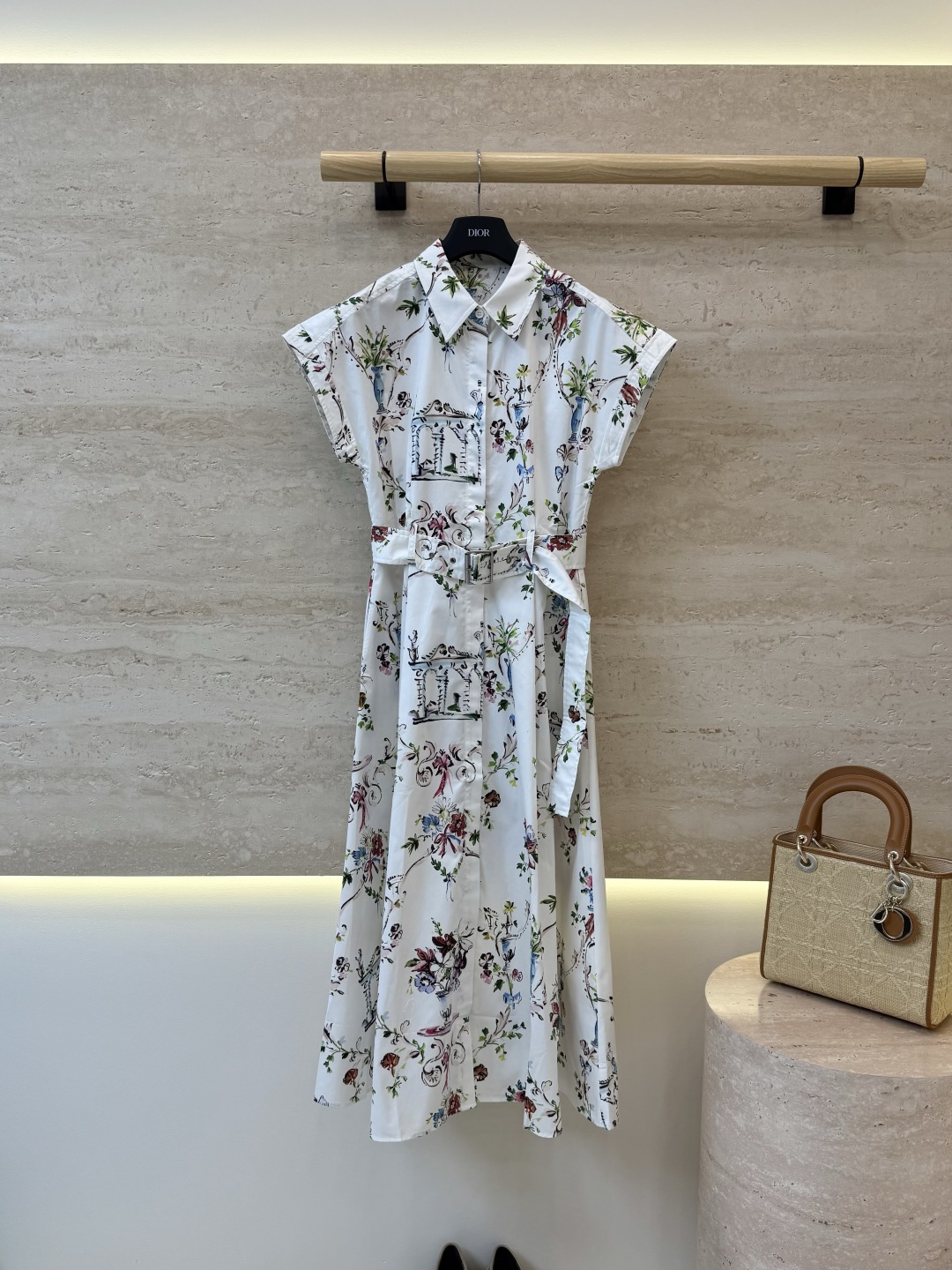 NO:932089,BS1251# new skirt Dior floral print cotton wide skirt SMLXL, Dior-clothing, dior, dior, skirts,19860909BS1251#新款半裙 Dior 花卉印花 棉料 大摆连衣裙 SMLXL,迪奥-服装,dior,dior,skirts,,Women's clothing