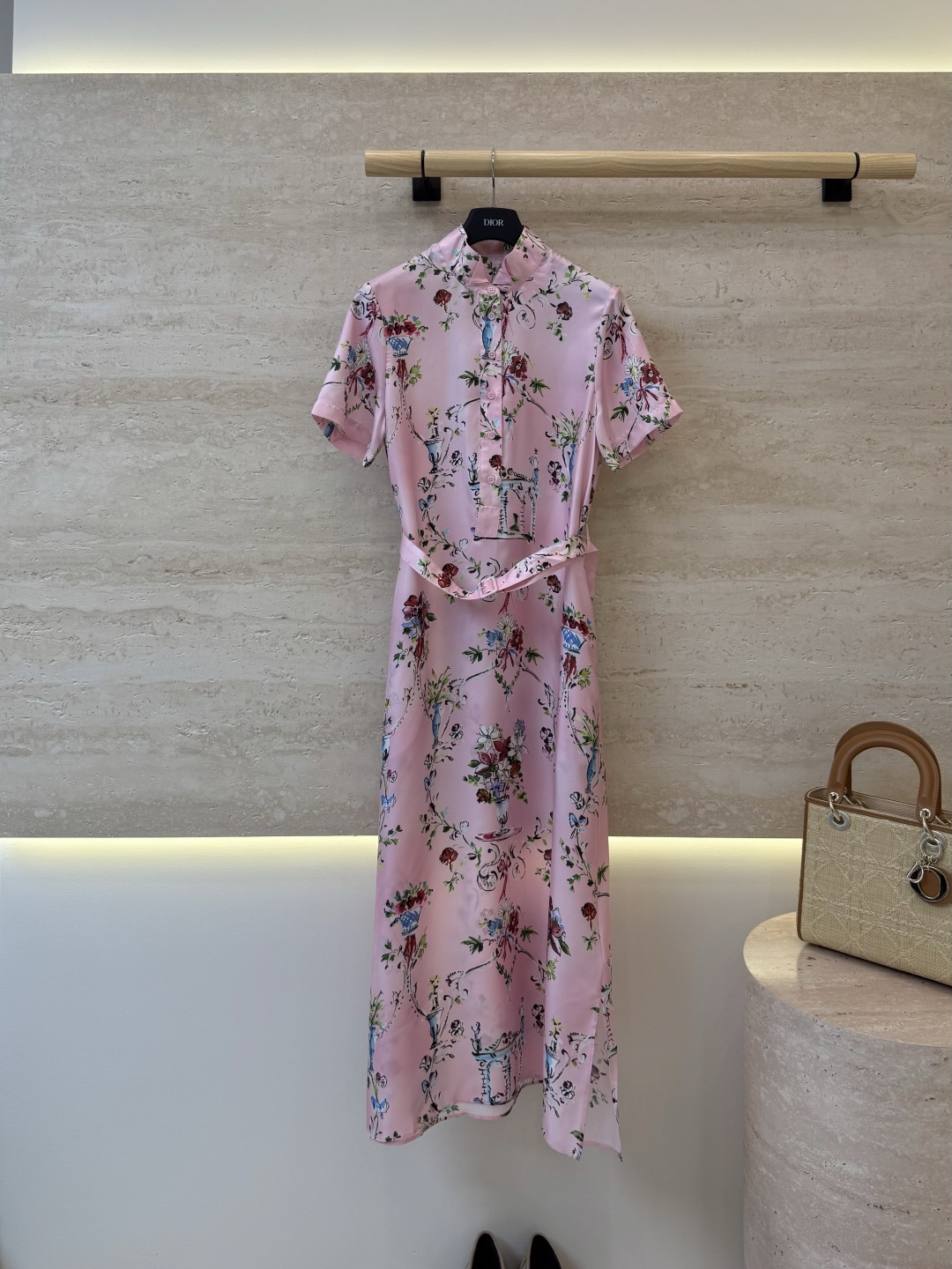 NO:932098,BS1253# New Skirt Dior Floral Print Silk Swing Dress Pink White SMLXL, Dior-clothing, dior, dior, skirts, real silk,19860909BS1253#新款半裙 Dior 花卉印花 真丝 大摆连衣裙 粉色 白色 SMLXL,迪奥-服装,dior,dior,skirts,real silk,,Women's clothing