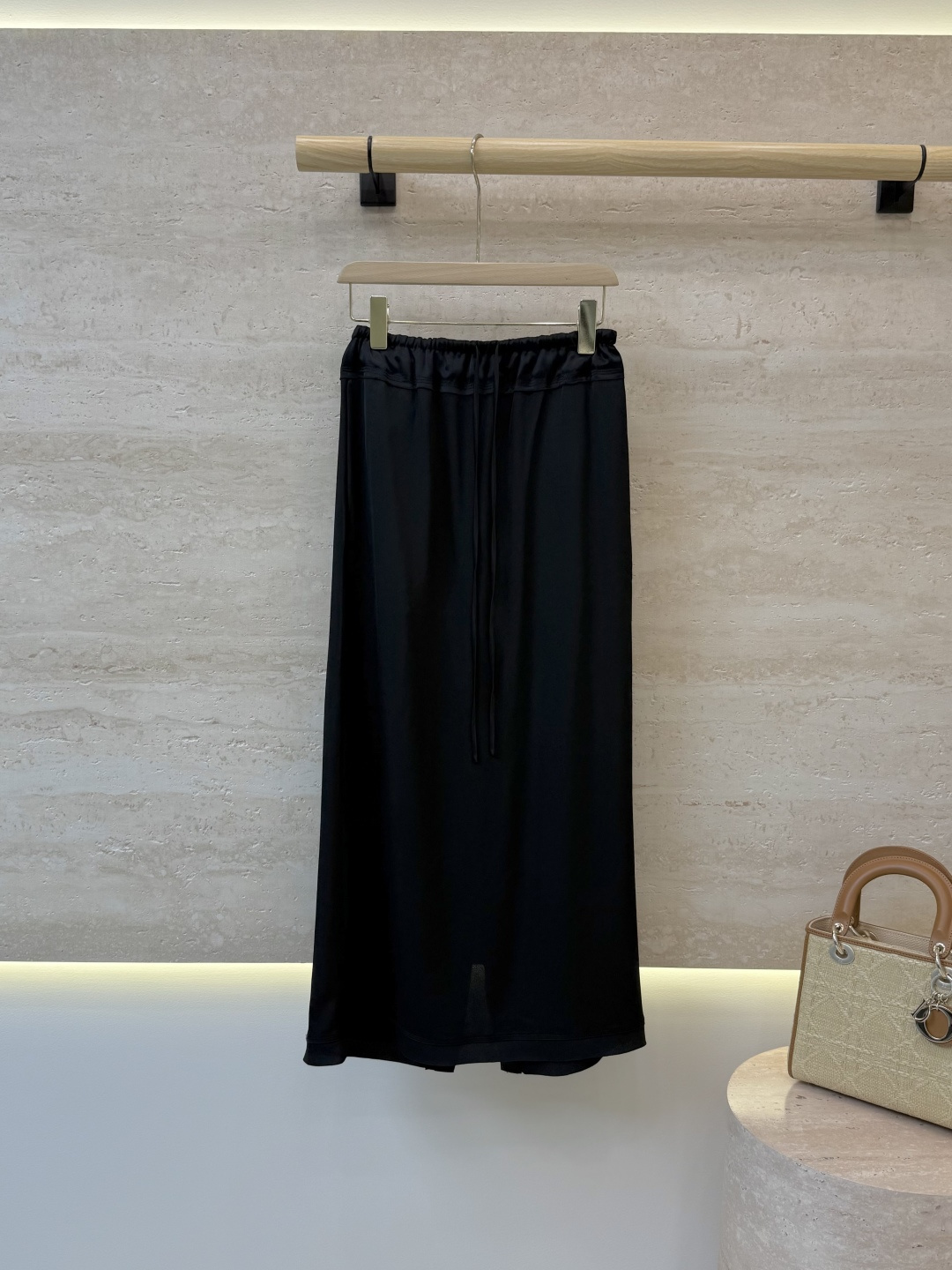 NO:941836,AD079#New style pants p 78 acetate wide leg trousers black SML, women's clothing,19860909AD079#新款裤子p 78 醋酸 阔腿长裤 黑色 SML,女装,,Women's clothing