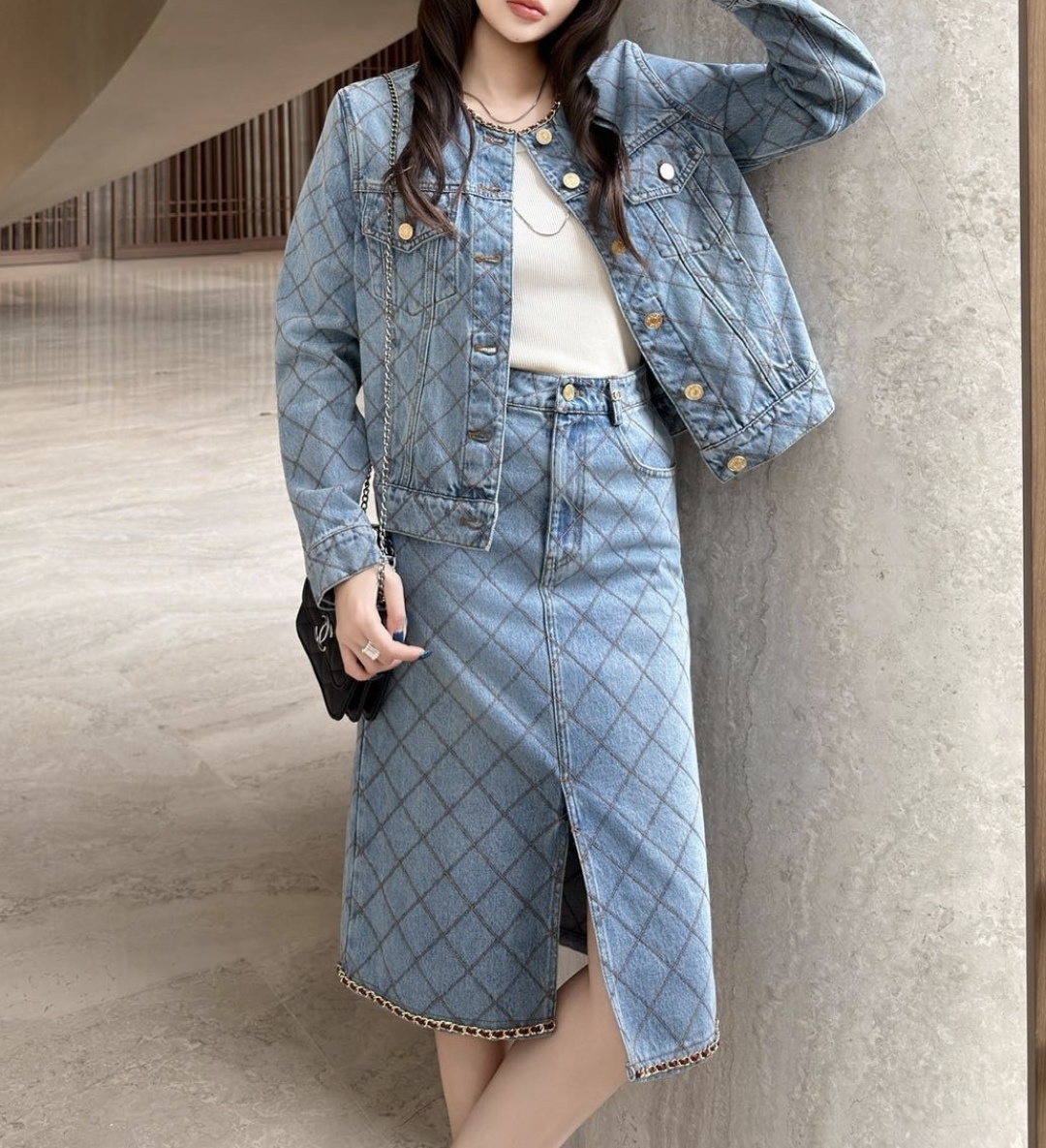 NO:943719,GU0102+GU0103 upper body picture, Chanel-clothing,chanel,19860909GU0102+GU0103 上身图,香奈儿-服装,chanel,,Women's clothing