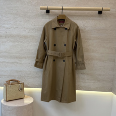 TF02#新款风衣🌾 Max mara 双排扣 长款风衣 卡其色 藏蓝色 36/38/40/42 TF02#新款风衣🌾 Max mara 双排扣 长款风衣 卡其色 藏蓝色 36/38/40/42