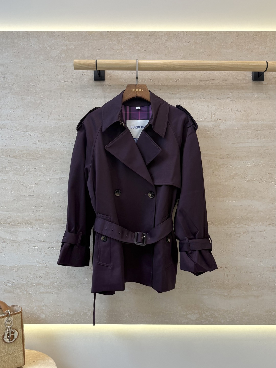 NO:947771,LF026# New Windbreaker Burberry Latest Lapel Plaid Color Spliced ​​Short Windbreaker Small Jacket Two Colors 36/38/40/42, Burberry - clothing, burberry, jackets & coats,19860909LF026#新款风衣 Burberry 最新款 翻领格子色 拼接短款风衣小外套 两色 36/38/40/42,博柏利-服装,burberry,jackets & coats,,Women's clothing