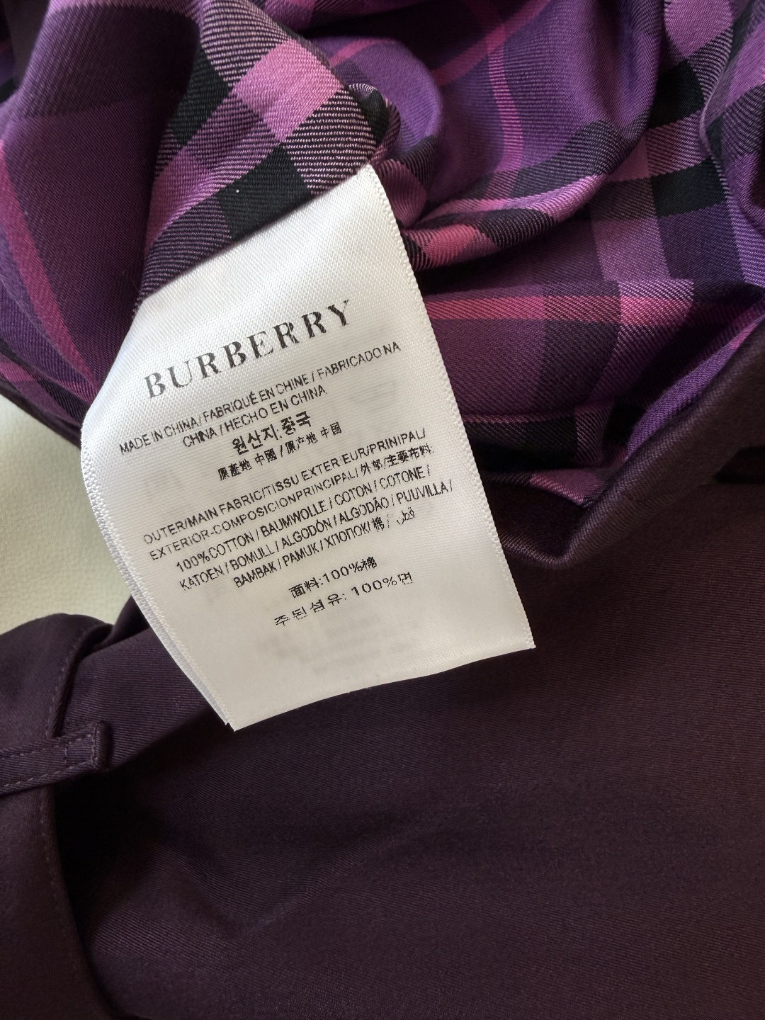 LF026#新款风衣🌾 Burberry 最新款 翻领格子色 拼接短款风衣小外套 两色 36/38/40/42