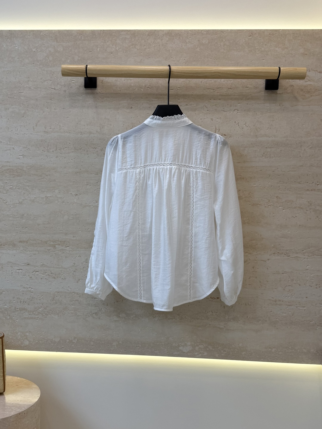LH7087#新款衬衫⚠️工厂特批‼️ 重工绣花 天丝棉 长袖衬衫 白色SML