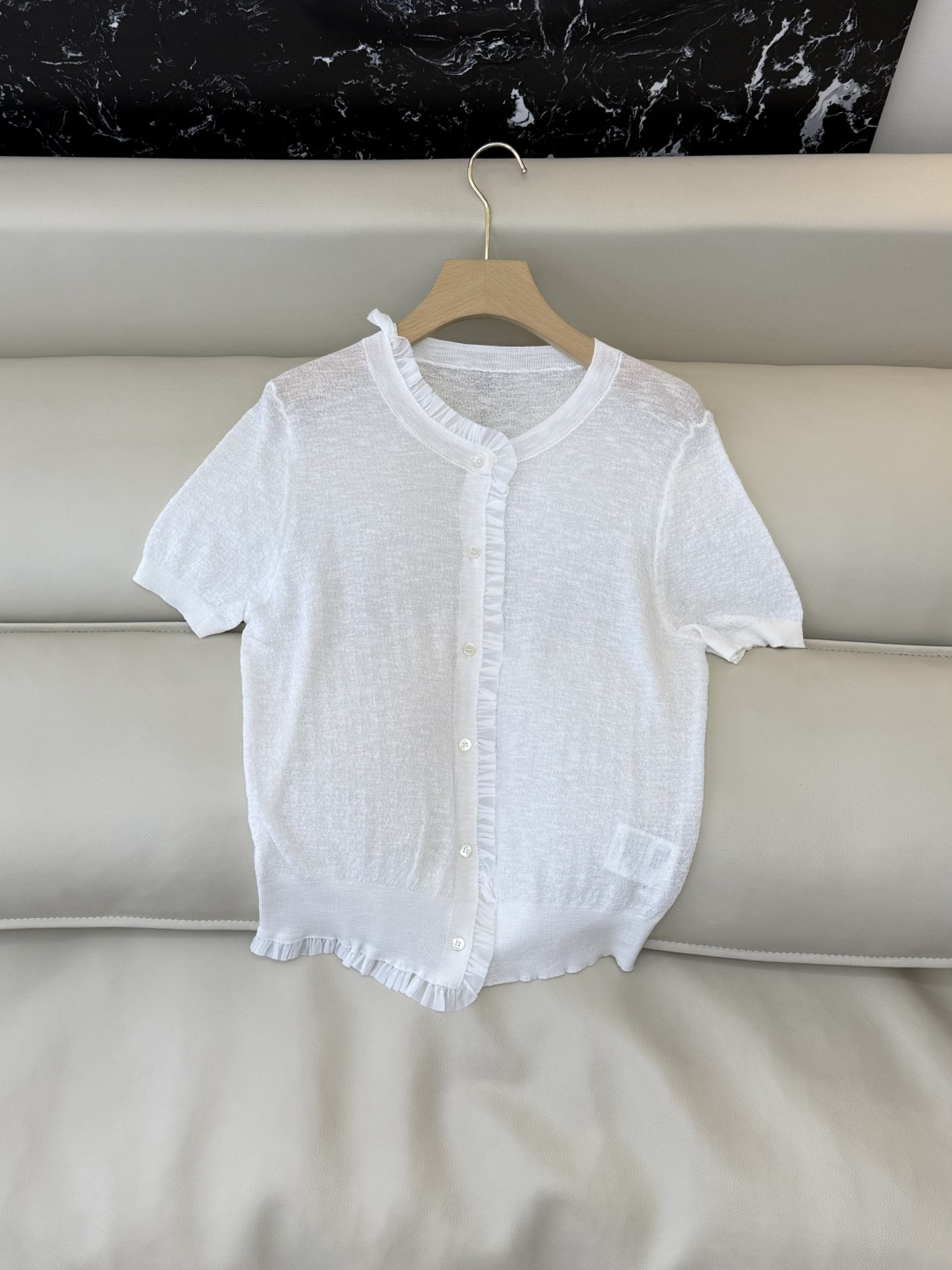 NO:948364,YB0105# New knitted p round neck cardigan, short sleeve knitted sweater, multi-color SML, women's clothing, T-shirt,19860909YB0105#新款针织p 圆领开衫 短袖 针织衫 多色 SML,女装,T-shirt,,Women's clothing