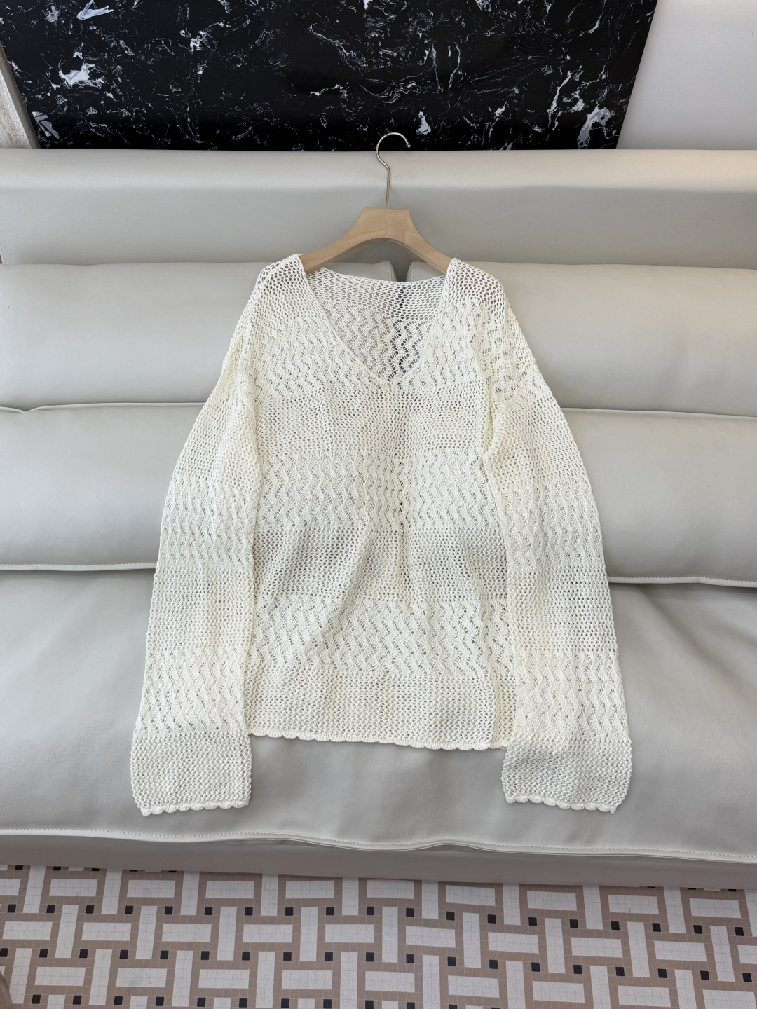 NO:948439,YB8017# New knitted p V-neck long-sleeved sweater two colors SML, women's clothing,19860909YB8017#新款针织p V领 长袖 针织衫 两色 SML,女装,,Women's clothing