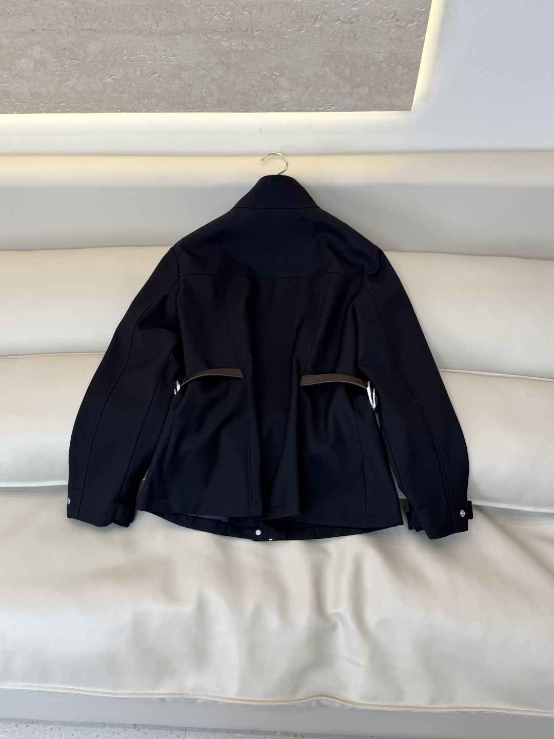 AW0126#新款外套⚠️工厂特批‼️ Dior  立领 黑色外套 SML