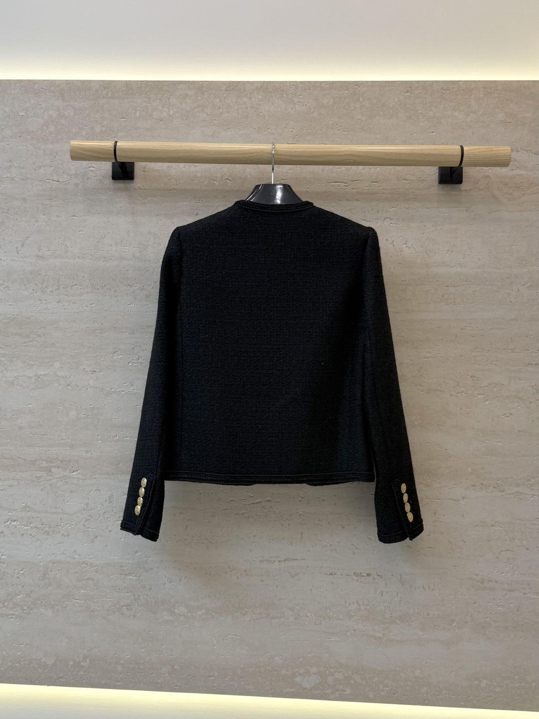 XZ0198#新款外套⚠️🌾 Celine 金扣 40% 羊毛 长袖毛呢外套 黑色 米白色  36-42 
