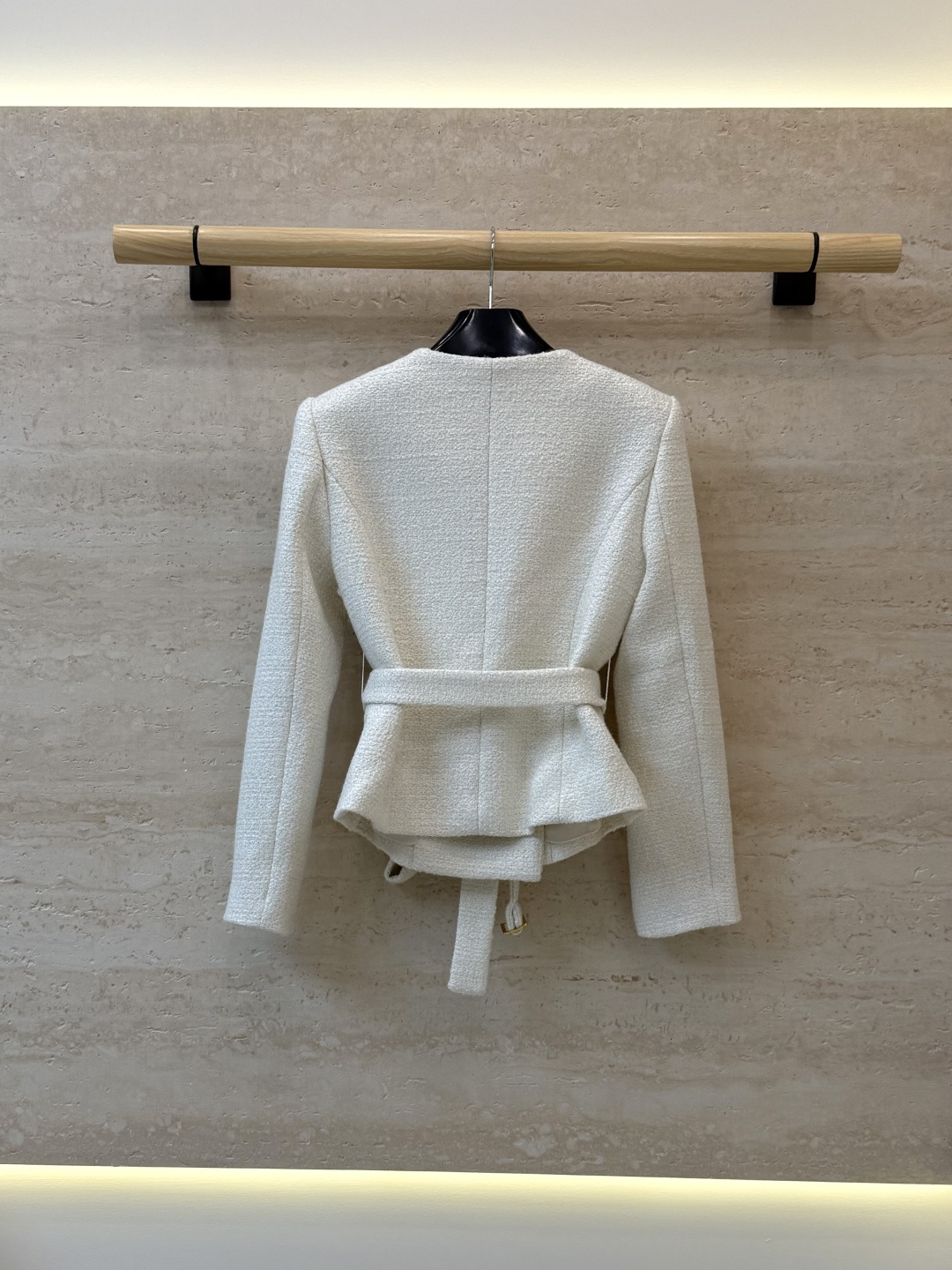 XZ0195#新款外套⚠️🌾 Celine 金色扣 秋冬新款 40% 羊毛 长袖 外套 黑色 米白色 36-42