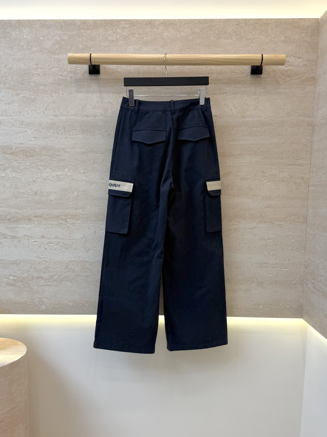 AW0135#新款裤子⚠️工厂特批‼️ YSL 字母 休闲长裤 黑色 卡其色 SML