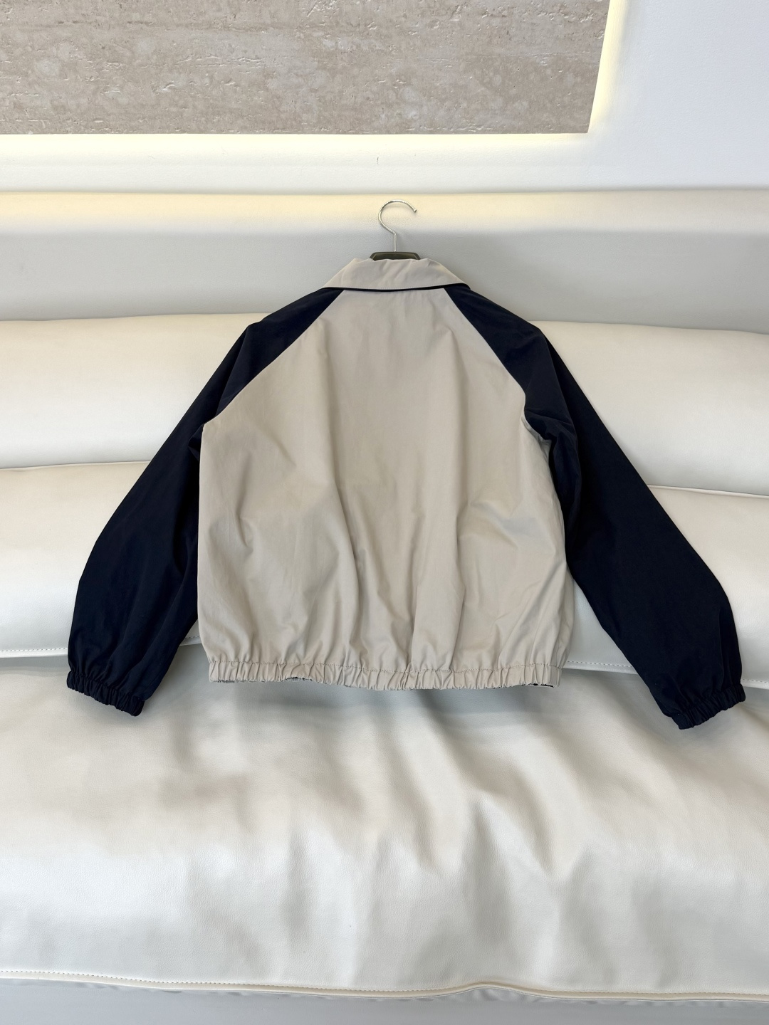 AW0136#新款外套⚠️工厂特批‼️ YSL 休闲字母绣花拉链款长袖外套 SML