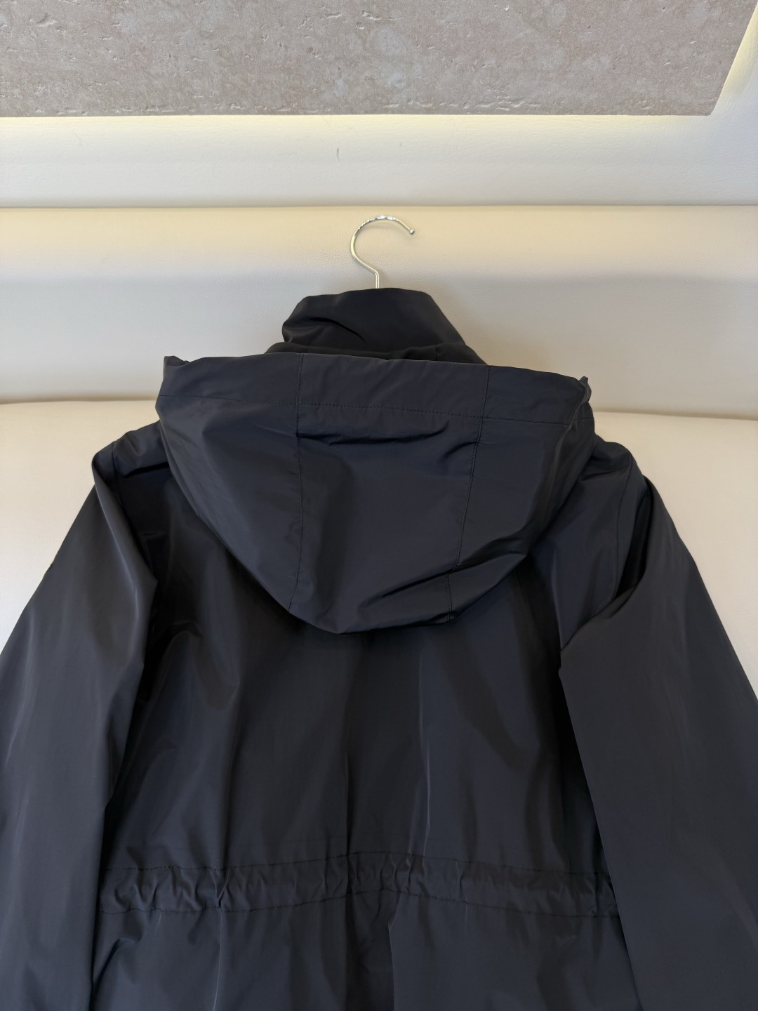CX0243#新款外套⚠️🌾 Moncler 抽绳设计 拉链外套 黑色 SML