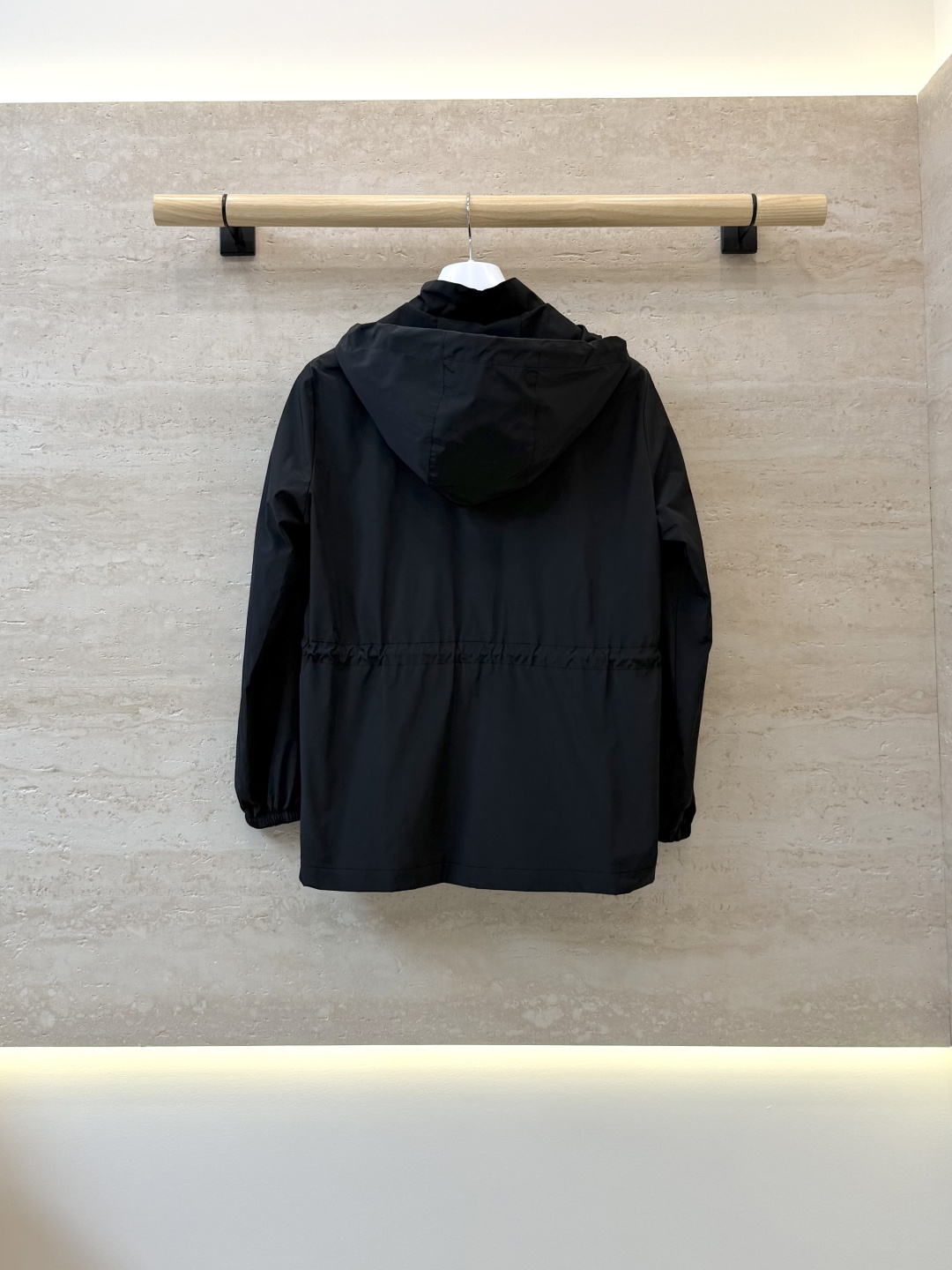 CX0243#新款外套⚠️🌾 Moncler 抽绳设计 拉链外套 黑色 SML