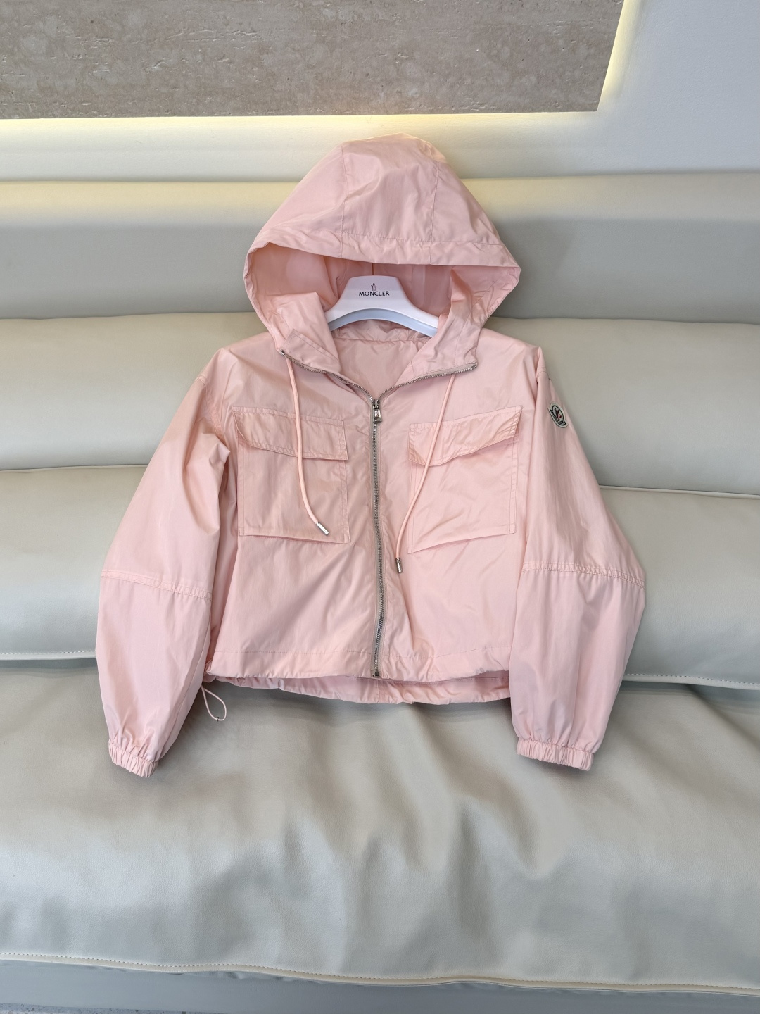 CX0242#新款外套⚠️🌾 Moncler 拉链外套 黑色 粉色 SML