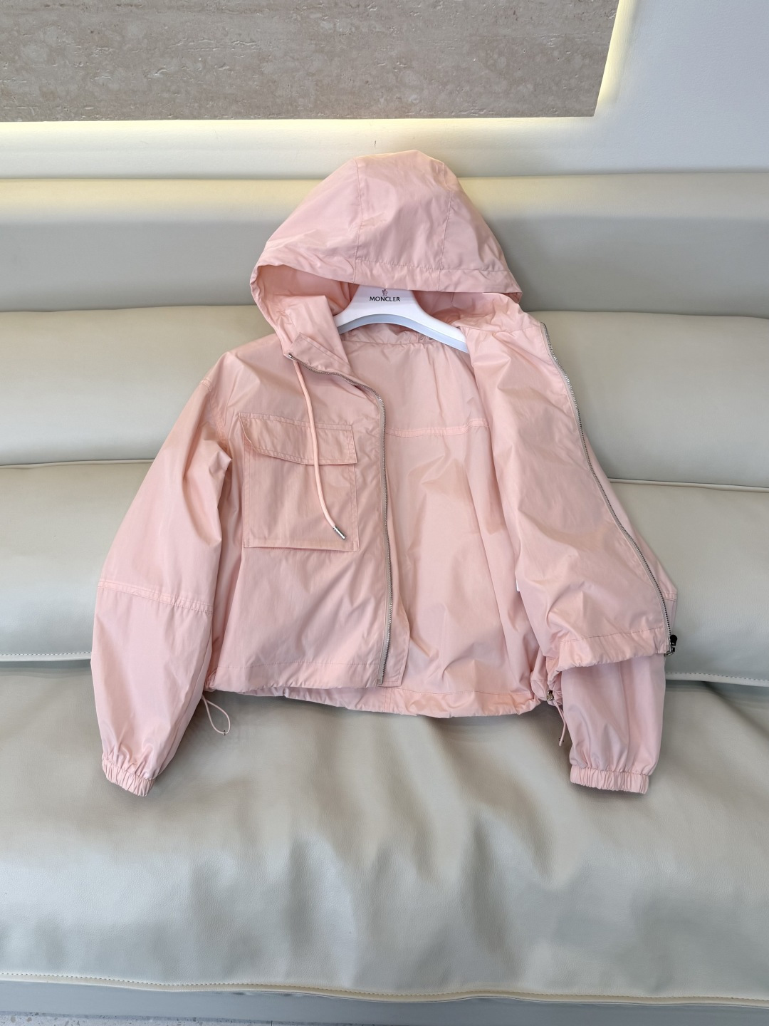 CX0242#新款外套⚠️🌾 Moncler 拉链外套 黑色 粉色 SML