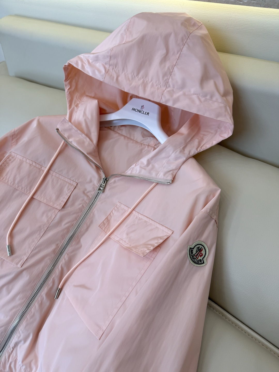 CX0242#新款外套⚠️🌾 Moncler 拉链外套 黑色 粉色 SML