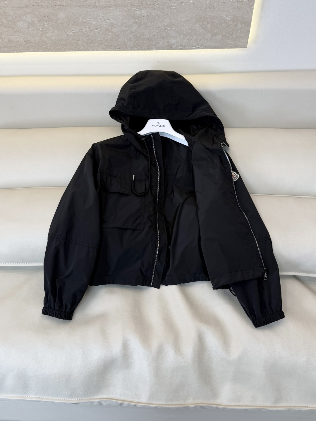 CX0242#新款外套⚠️🌾 Moncler 拉链外套 黑色 粉色 SML
