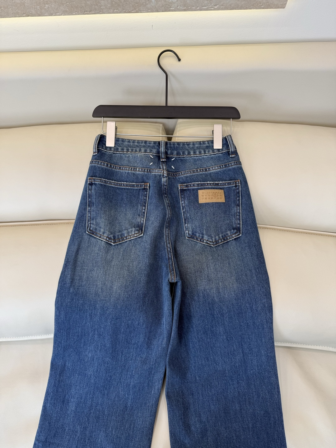 CX0248#新款牛仔裤⚠️工厂特批‼️ M M6 极简风 牛仔棉显瘦牛仔裤 蓝色 26-30码