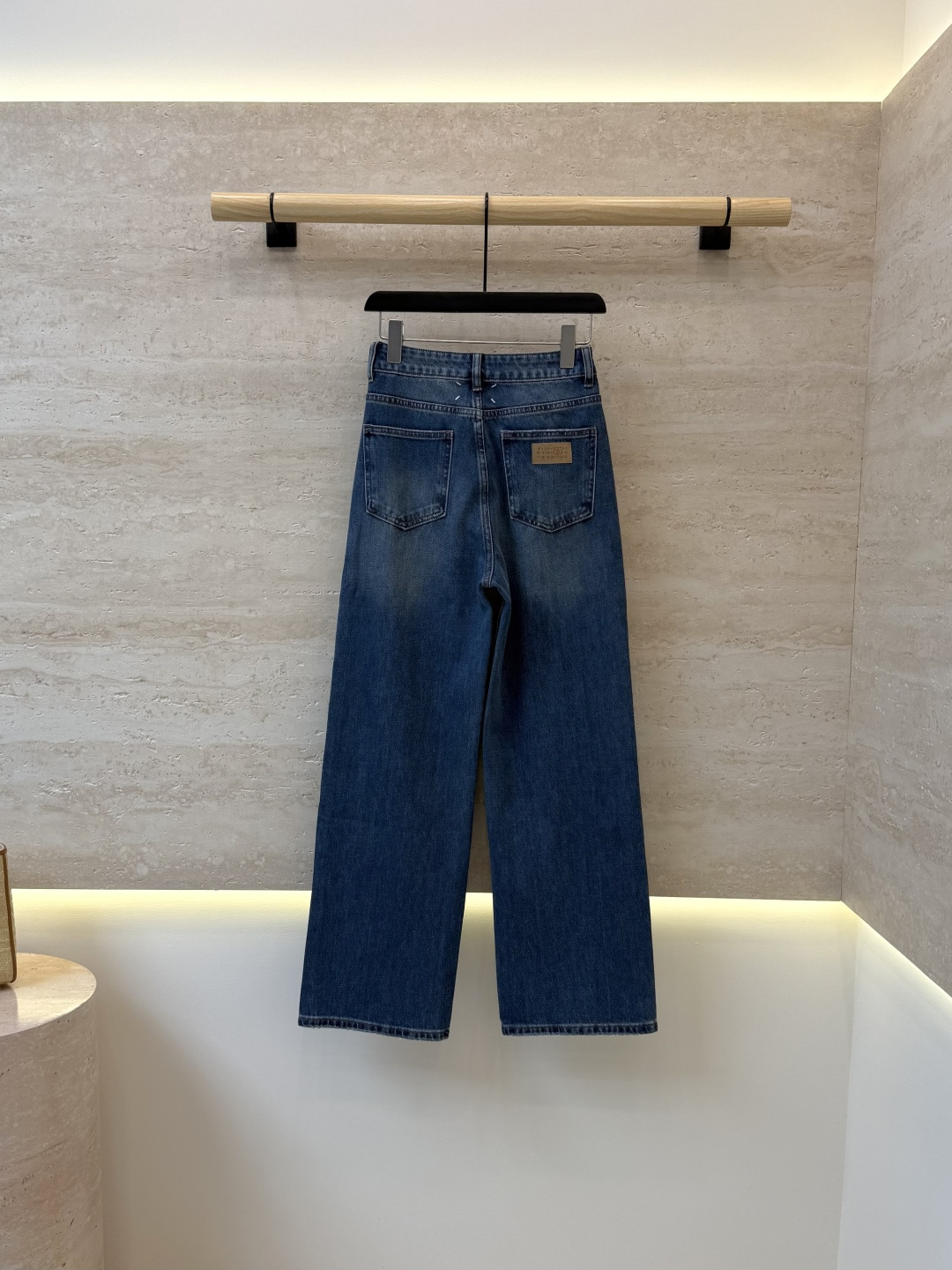 CX0248#新款牛仔裤⚠️工厂特批‼️ M M6 极简风 牛仔棉显瘦牛仔裤 蓝色 26-30码