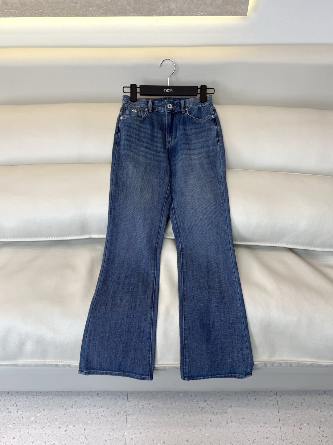 CX0250#新款牛仔裤⚠️工厂特批‼️ dior 极简风 牛仔棉显瘦牛仔裤 浅蓝色 深蓝色 26-30码