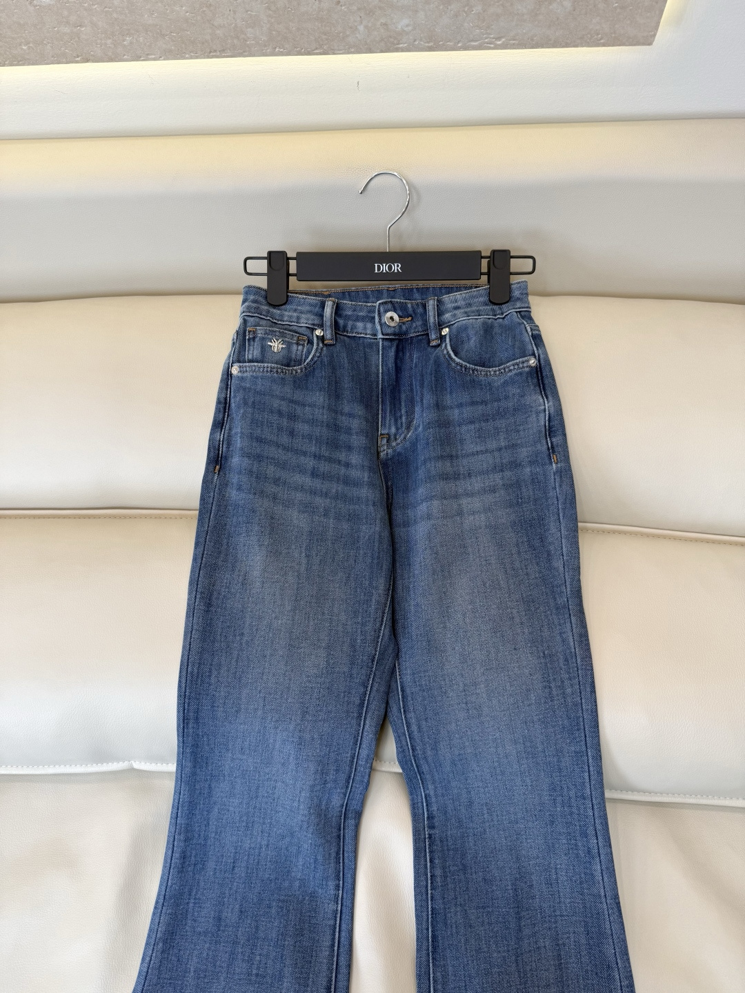 CX0250#新款牛仔裤⚠️工厂特批‼️ dior 极简风 牛仔棉显瘦牛仔裤 浅蓝色 深蓝色 26-30码