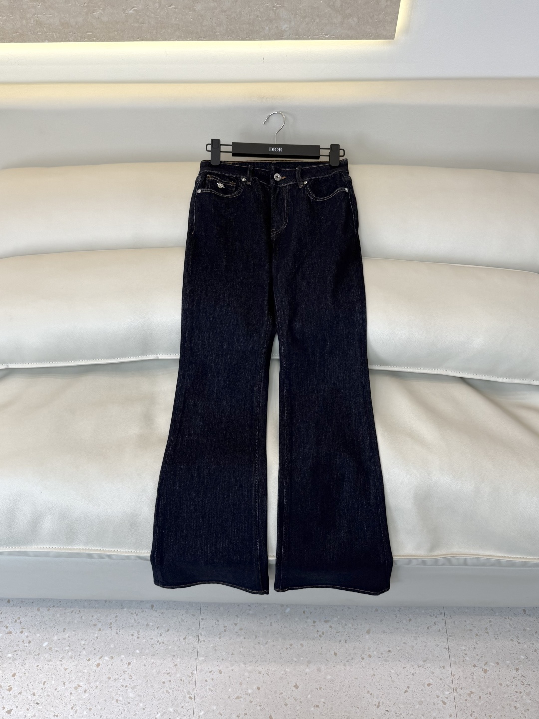CX0250#新款牛仔裤⚠️工厂特批‼️ dior 极简风 牛仔棉显瘦牛仔裤 浅蓝色 深蓝色 26-30码