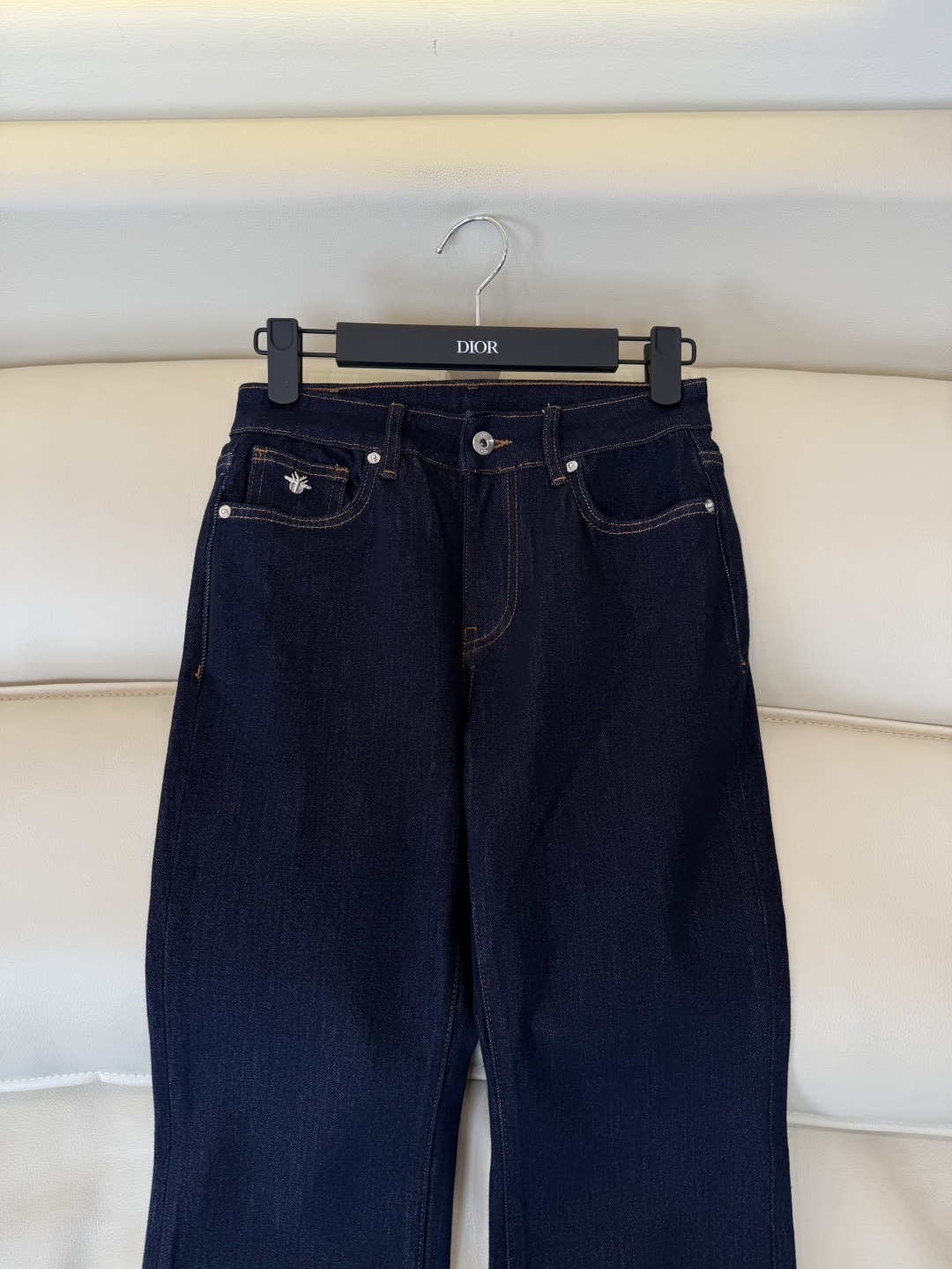 CX0250#新款牛仔裤⚠️工厂特批‼️ dior 极简风 牛仔棉显瘦牛仔裤 浅蓝色 深蓝色 26-30码