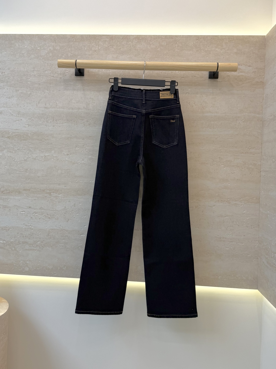 CX0251#新款牛仔裤⚠️工厂特批‼️ dior 极简风 牛仔棉显瘦牛仔裤 深蓝色 26-30码