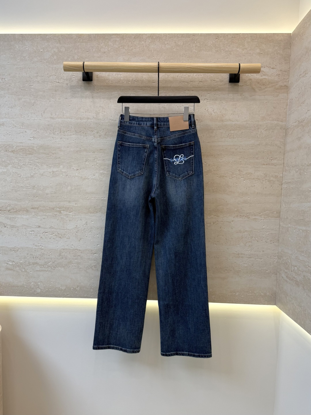 CX0258#新款牛仔裤⚠️工厂特批‼️ Loewe 极简风 牛仔棉显瘦牛仔裤  26-30码