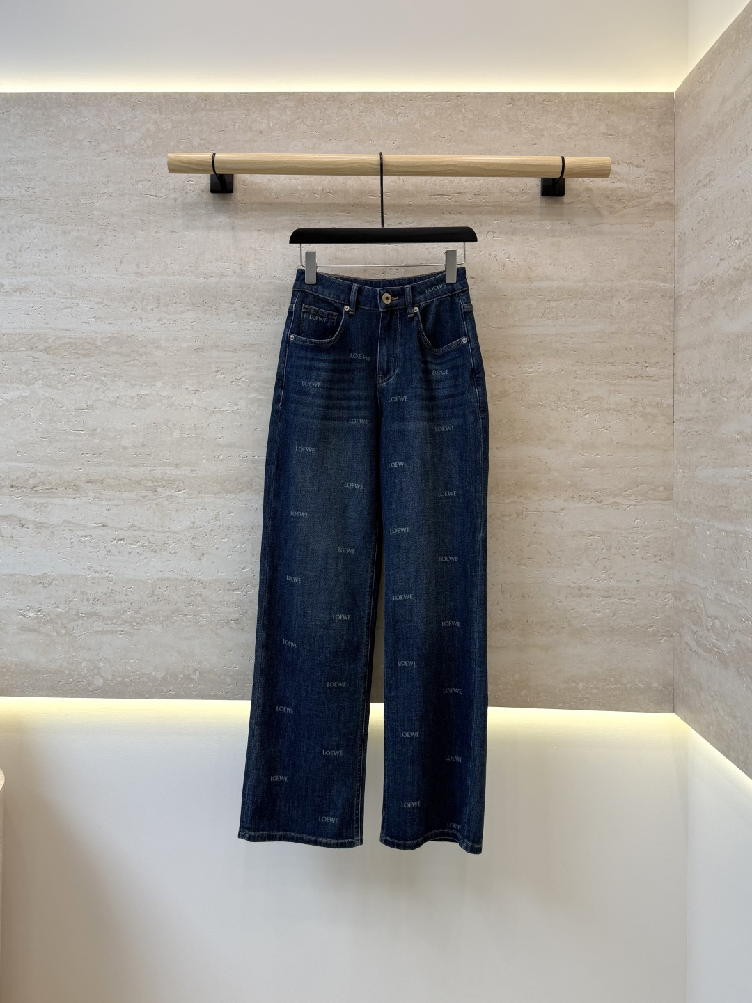 CX0260#新款牛仔裤⚠️工厂特批‼️ Loewe 极简风 牛仔棉显瘦牛仔裤  26-30码