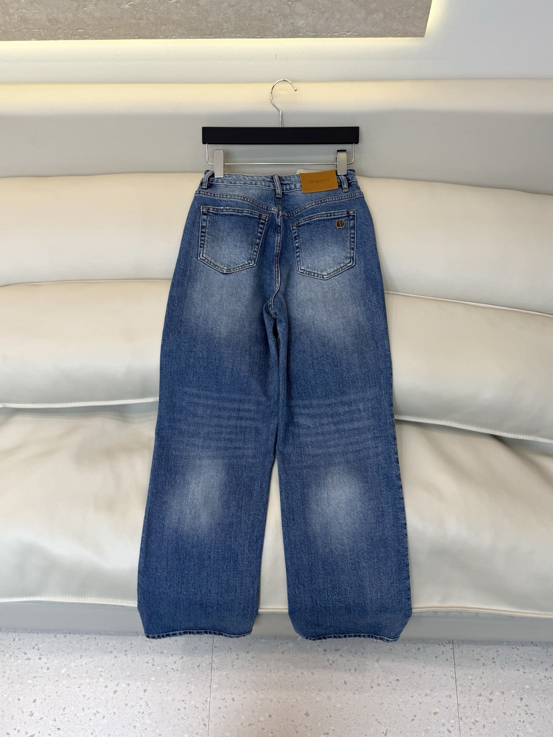 CX0262#新款牛仔裤⚠️工厂特批‼️ YSL 极简风 牛仔棉显瘦牛仔裤  26-30码