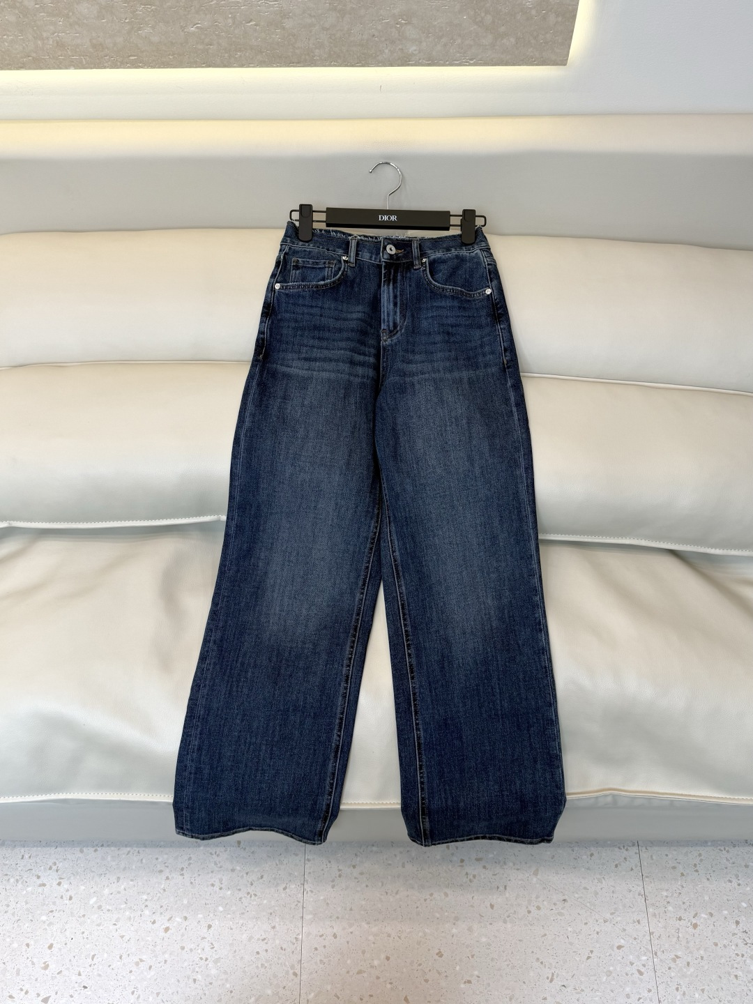 CX0266#新款牛仔裤⚠️工厂特批‼️ dior 极简风 牛仔棉显瘦牛仔裤  26-30码