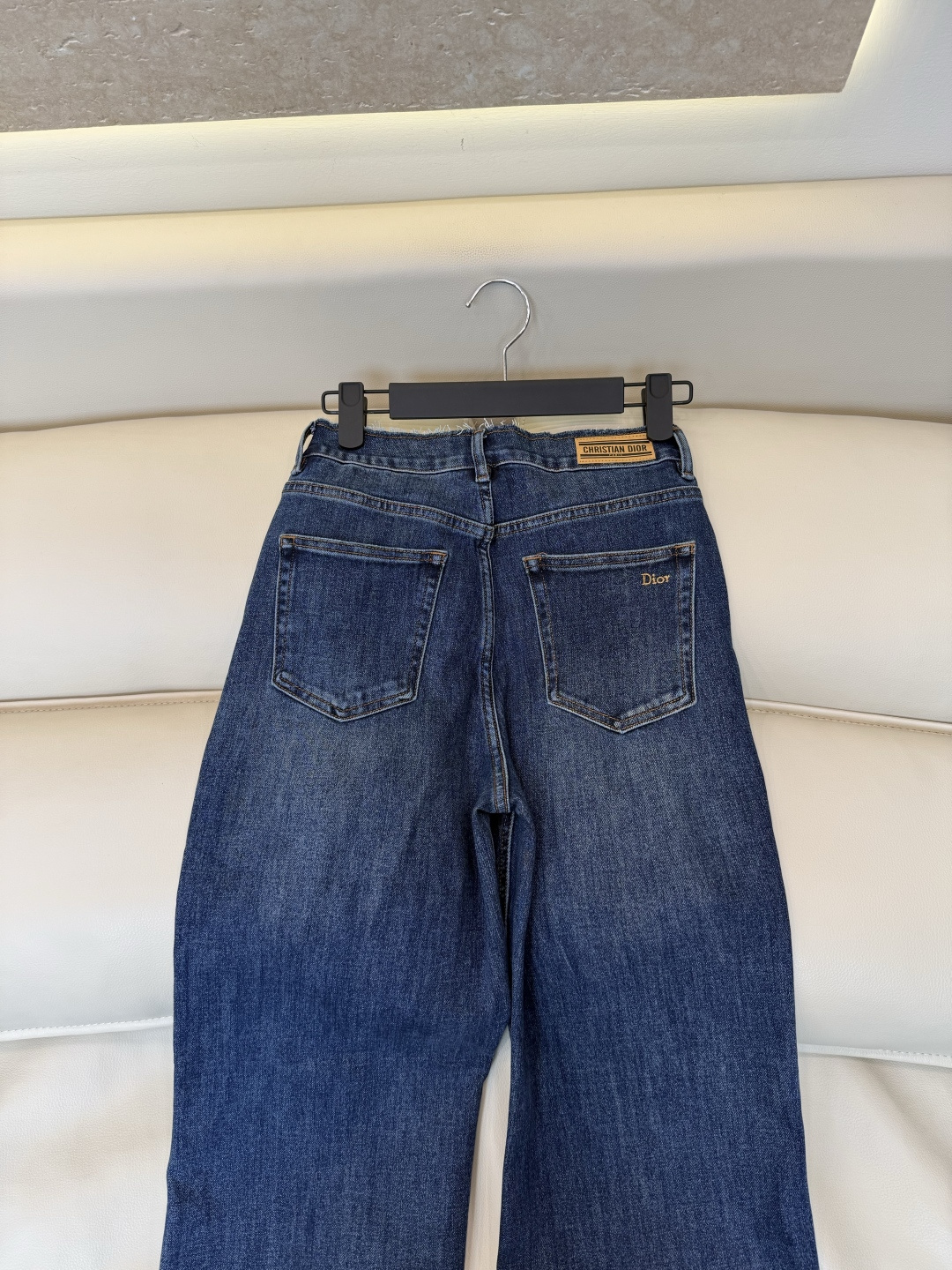 CX0266#新款牛仔裤⚠️工厂特批‼️ dior 极简风 牛仔棉显瘦牛仔裤  26-30码