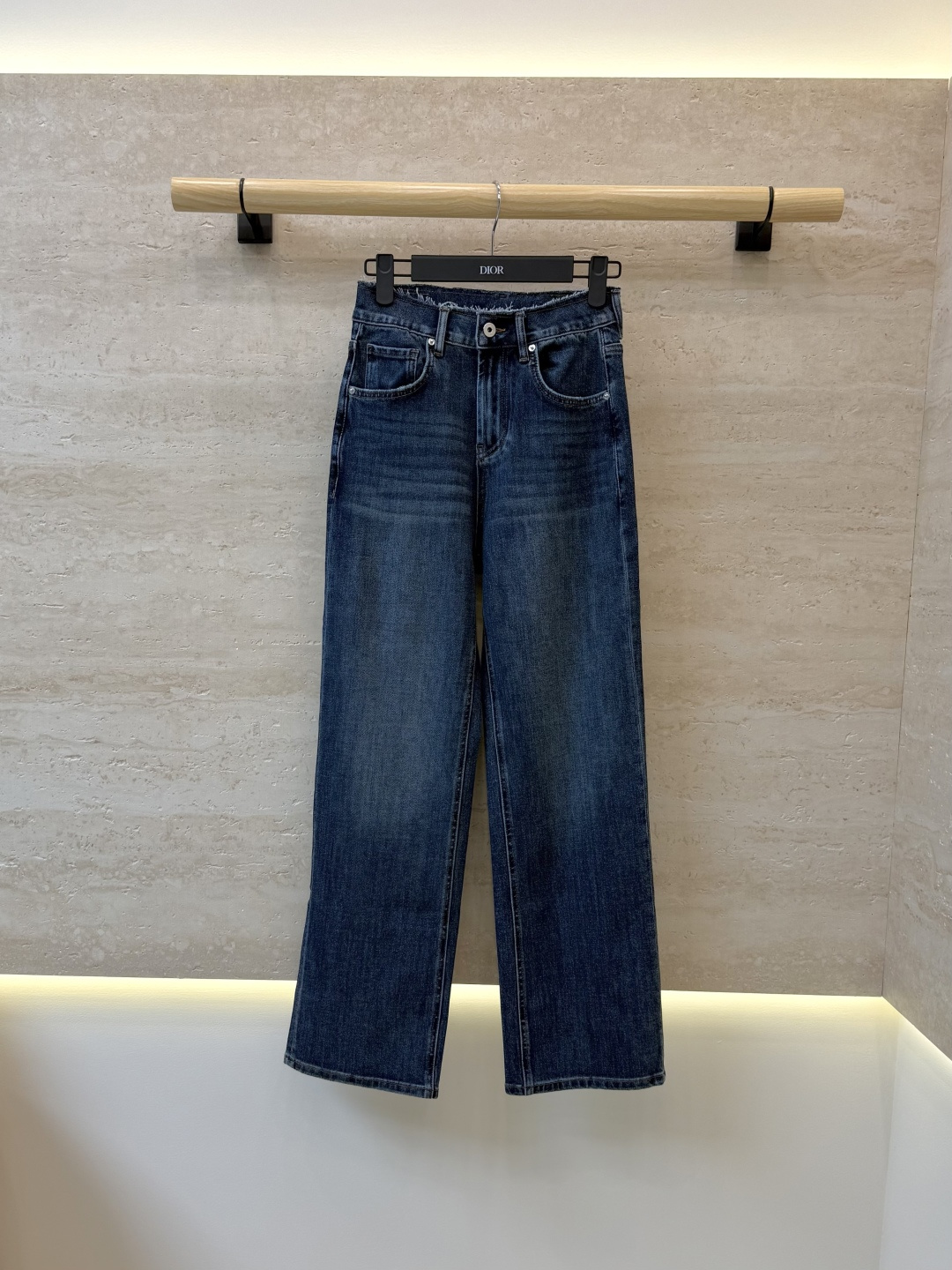 CX0266#新款牛仔裤⚠️工厂特批‼️ dior 极简风 牛仔棉显瘦牛仔裤  26-30码