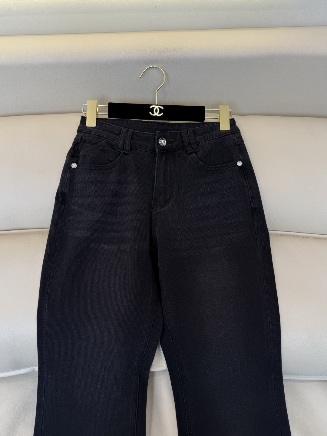 CX0263#新款牛仔裤⚠️工厂特批‼️ 小香 极简风 牛仔棉显瘦牛仔裤  两色 26-30码