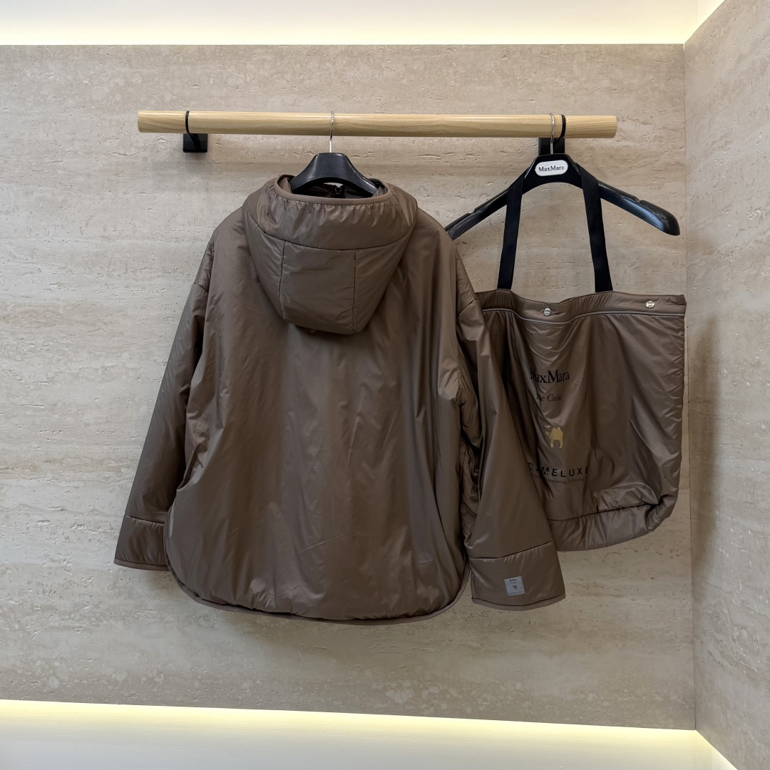MX733#新款驼绒服⚠️🌾 Max拉链款 48% 骆驼绒 4%桑蚕丝 进口面料 骆驼绒棉服 黑色/藏青色/棕色 38/ MX733#新款驼绒服⚠️🌾 Max拉链款 48% 骆驼绒 4%桑蚕丝 进口面料 骆驼绒棉服 黑色/藏青色/棕色 38/